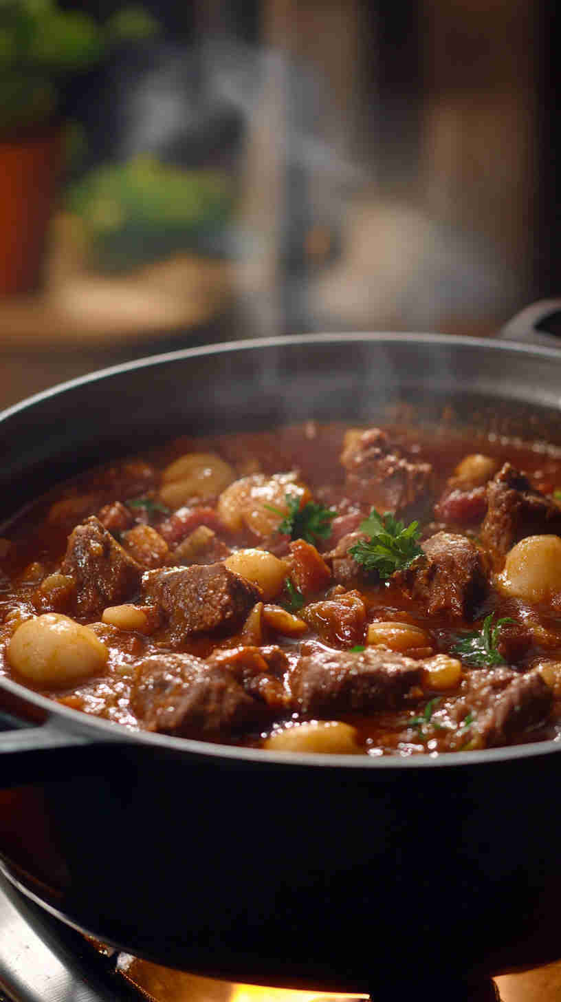 Slow Cooker Goulash with Tender Beef