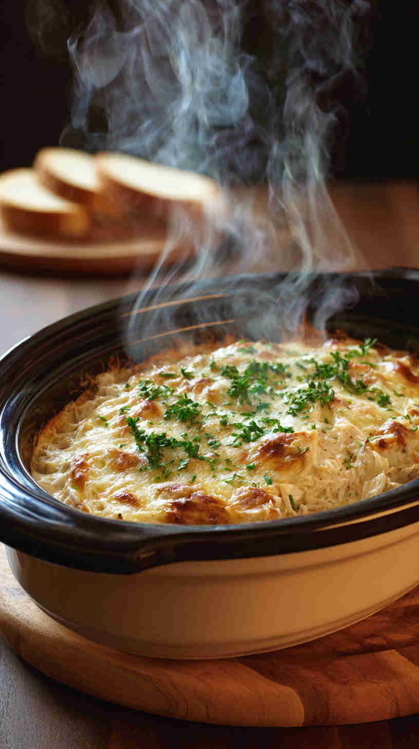 Slow Cooker Hot Crab Dip