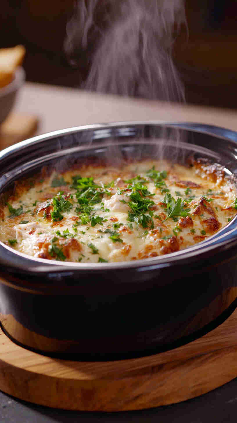 Slow Cooker Hot Crab Dip