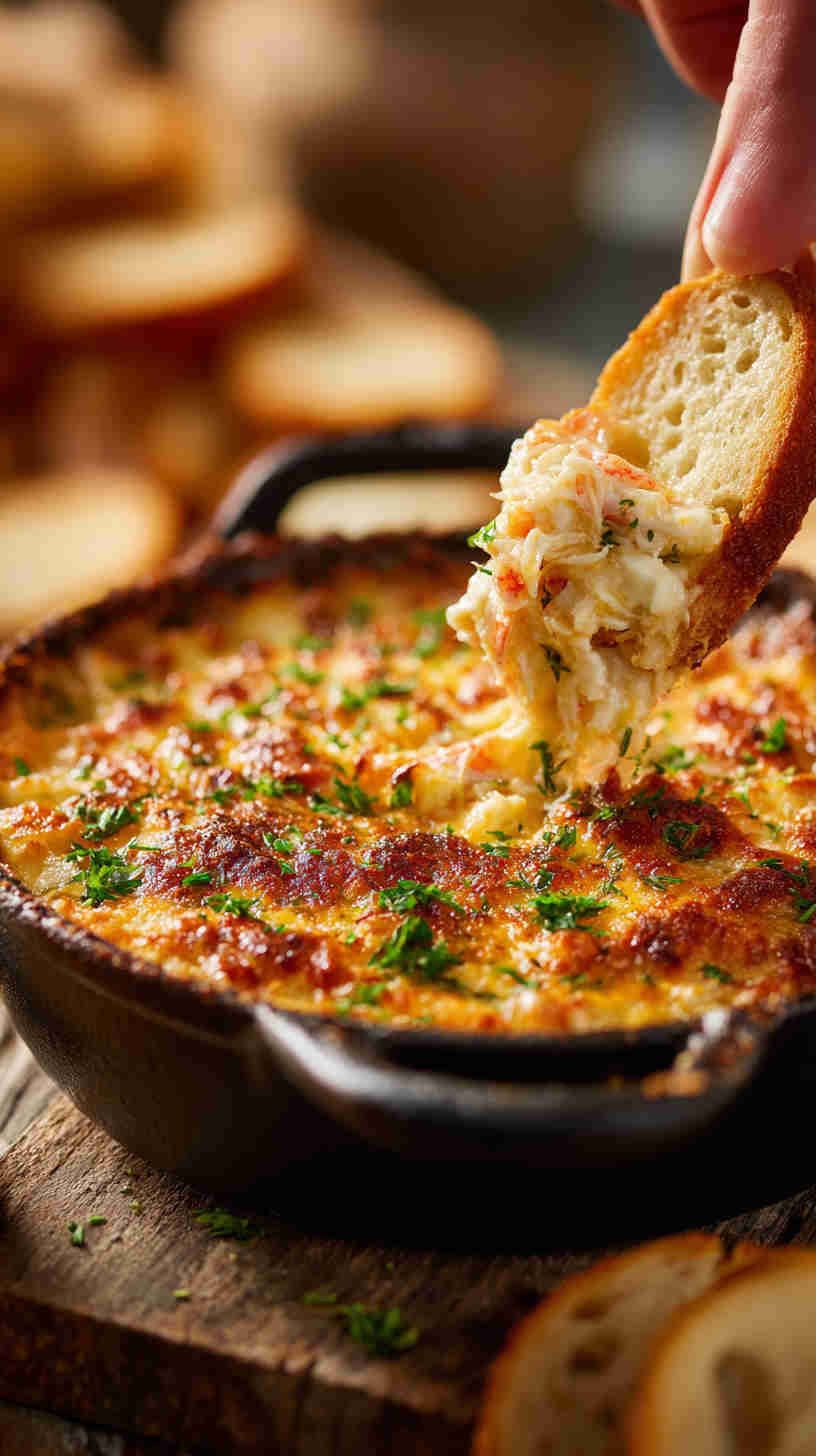 Slow Cooker Hot Crab Dip