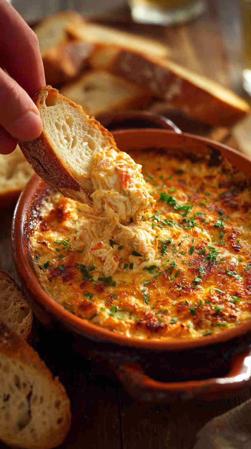 Slow Cooker Hot Crab Dip