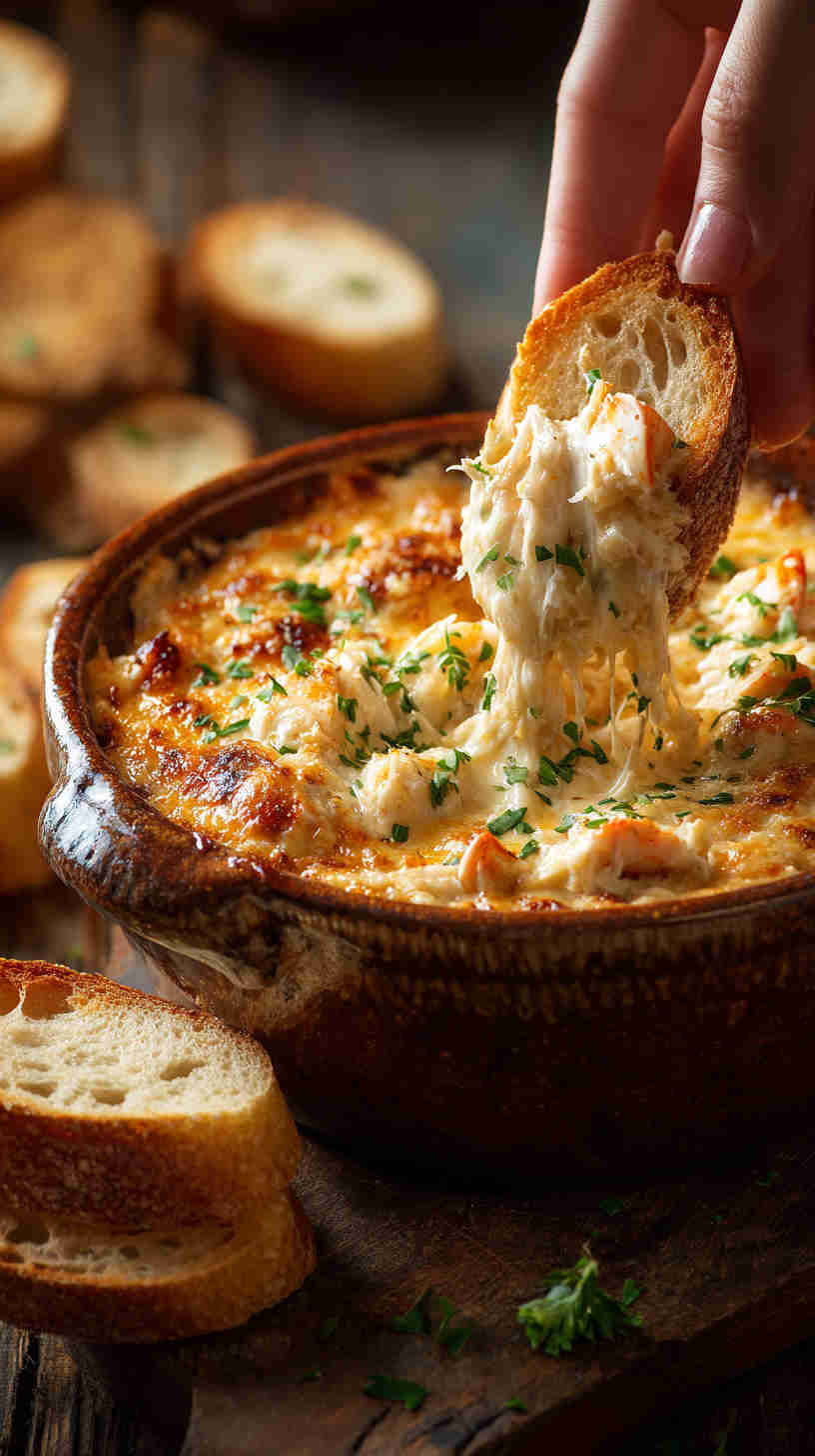 Slow Cooker Hot Crab Dip