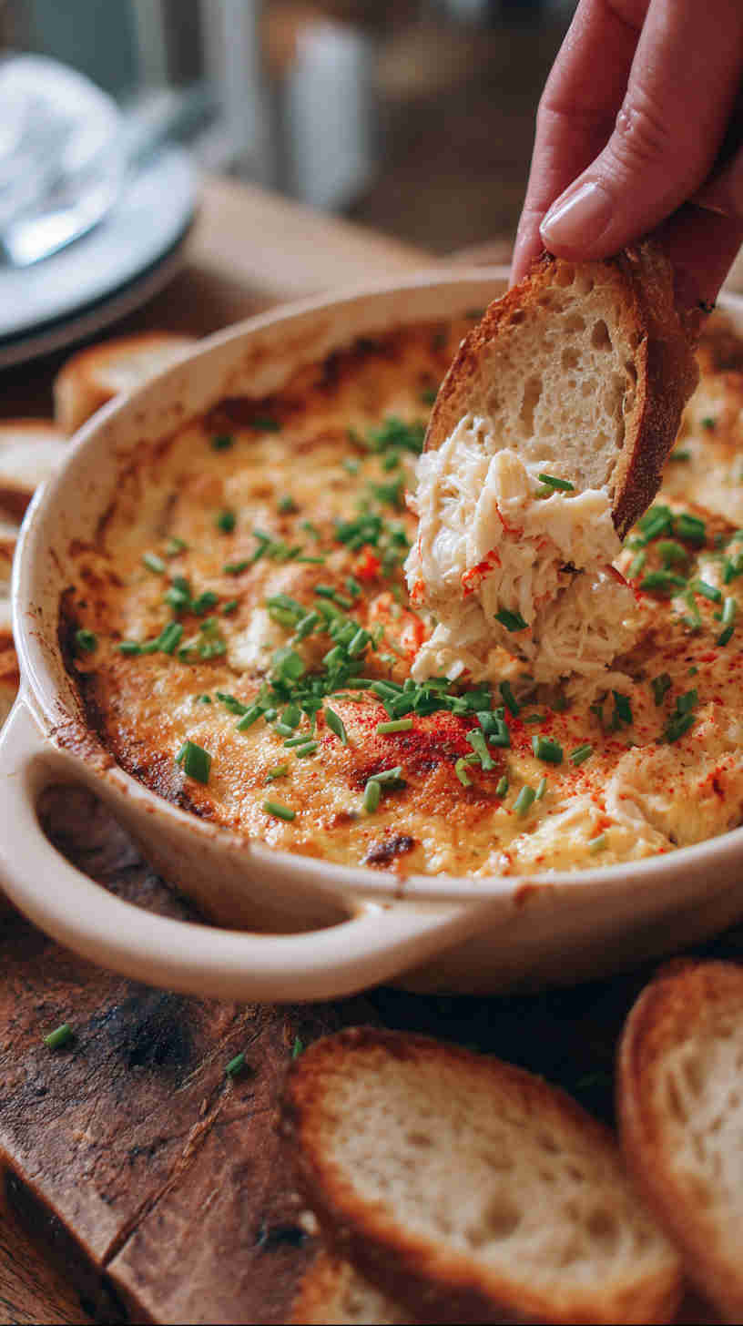 Slow Cooker Hot Crab Dip