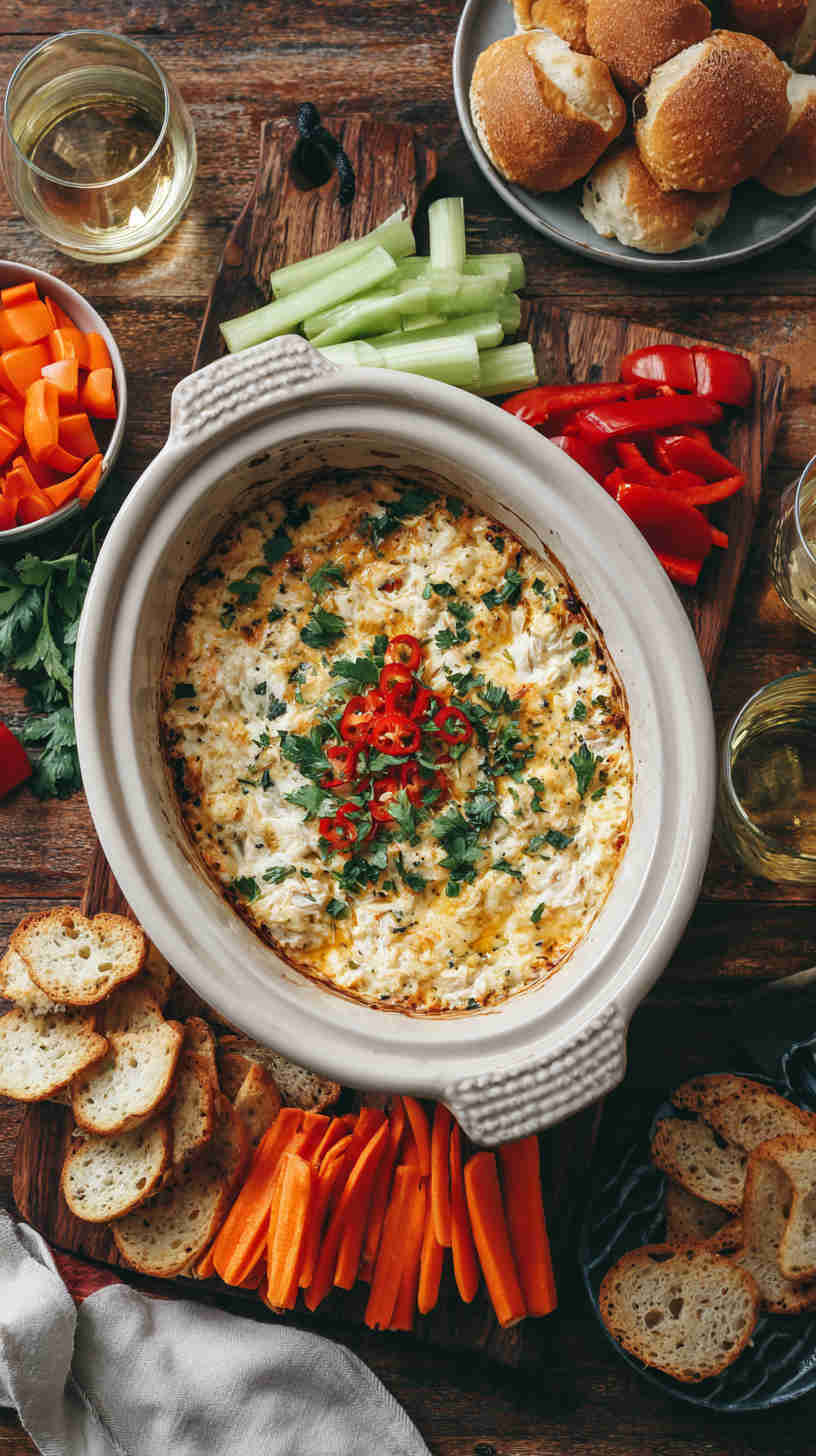 Slow Cooker Hot Crab Dip