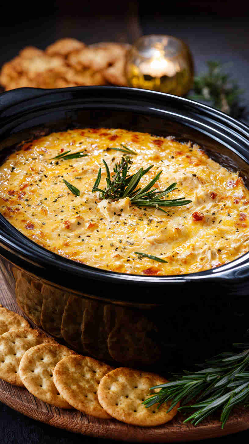 Slow Cooker Hot Crab Dip