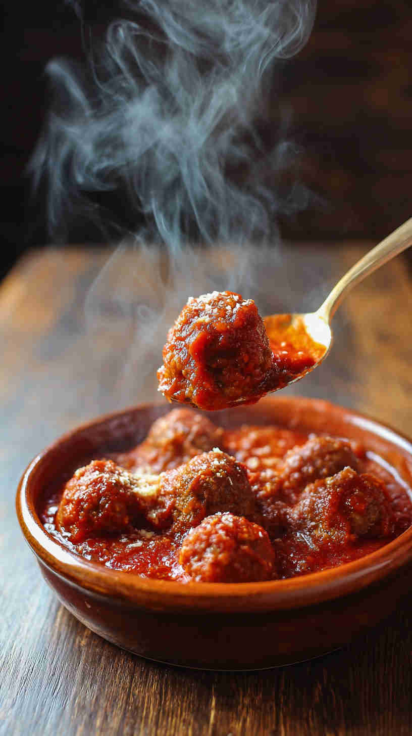 Slow Cooker Italian Meatball Marinara
