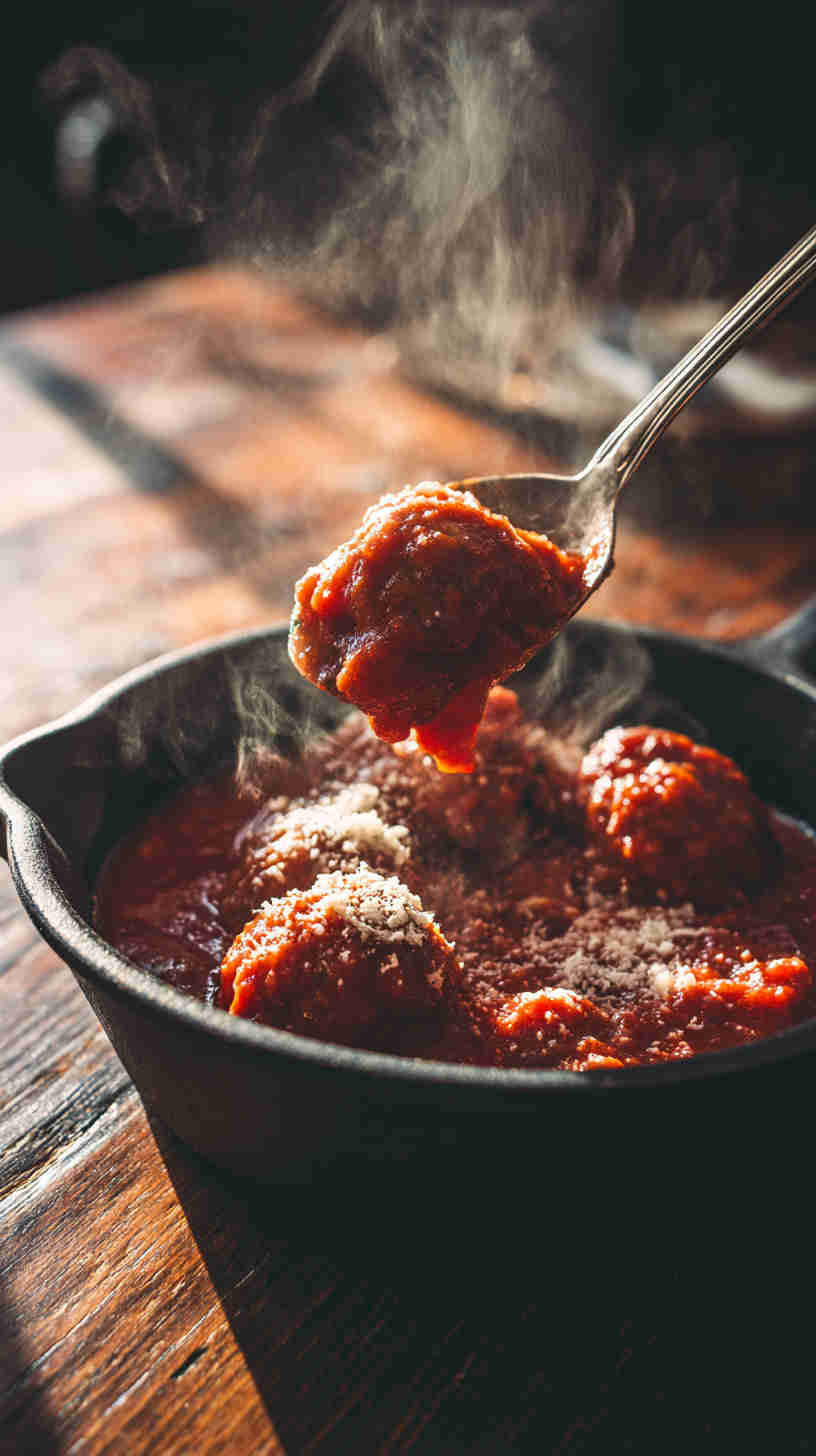 Slow Cooker Italian Meatball Marinara