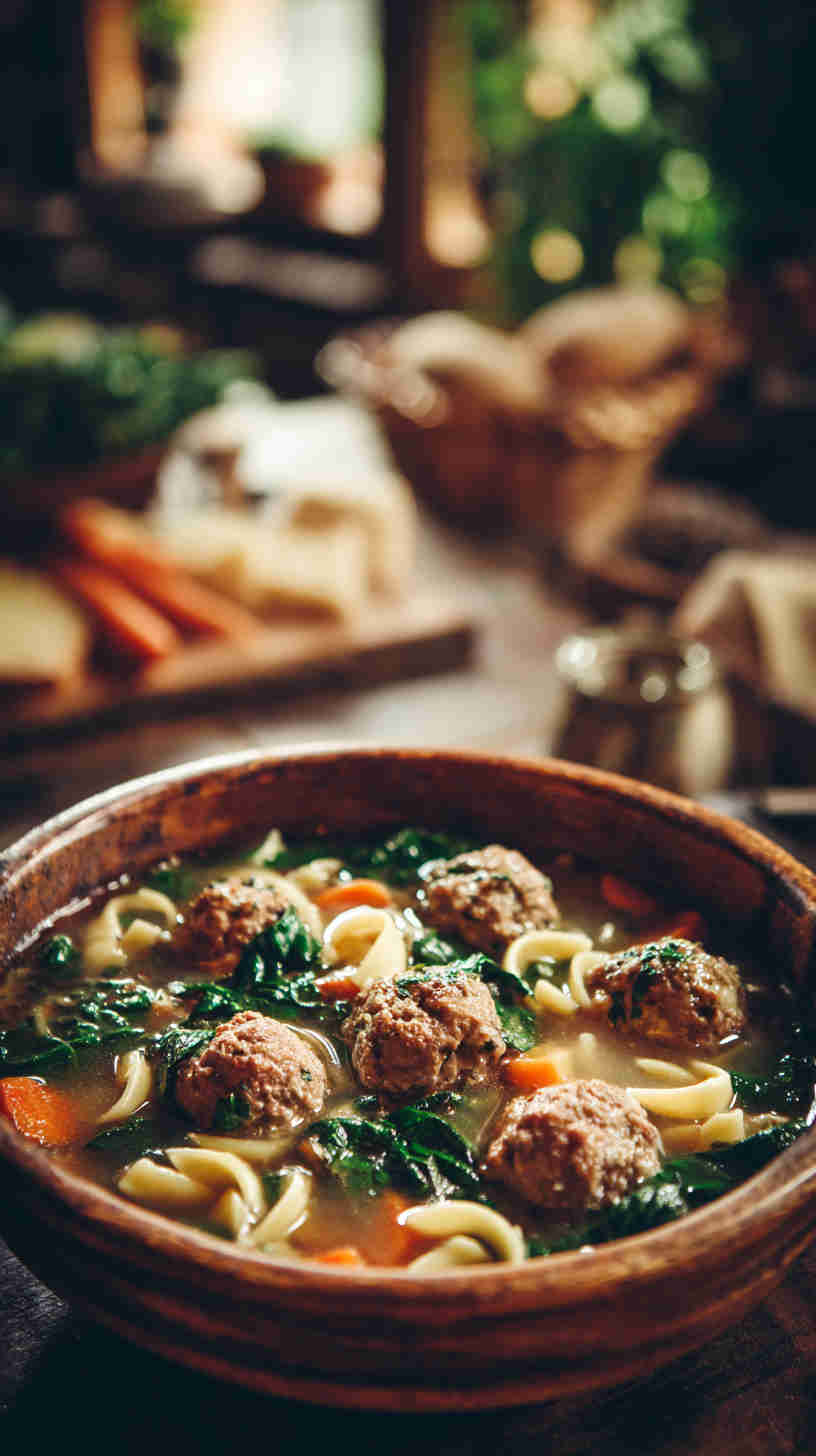 Slow Cooker Italian Wedding Soup