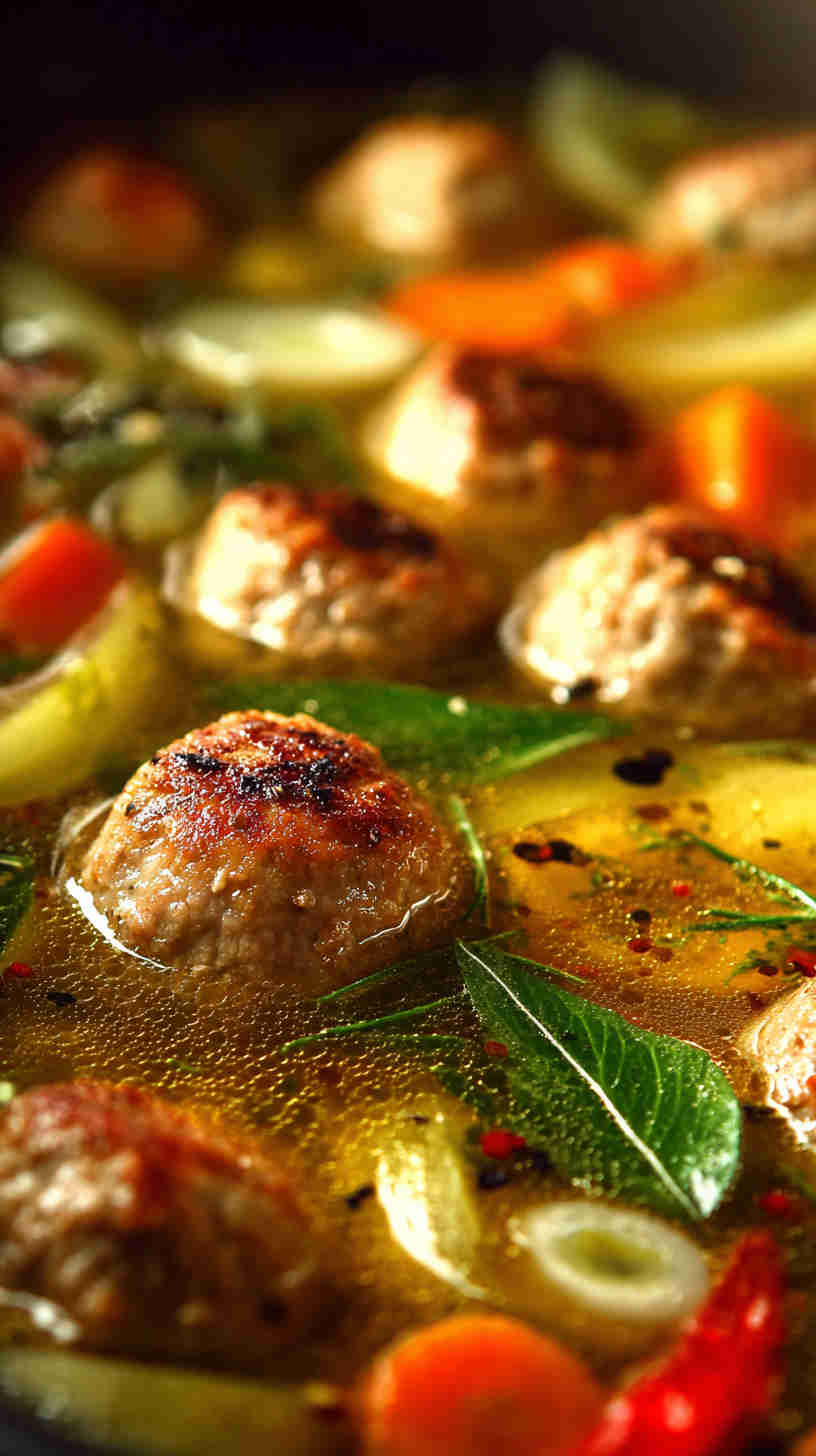 Slow Cooker Italian Wedding Soup