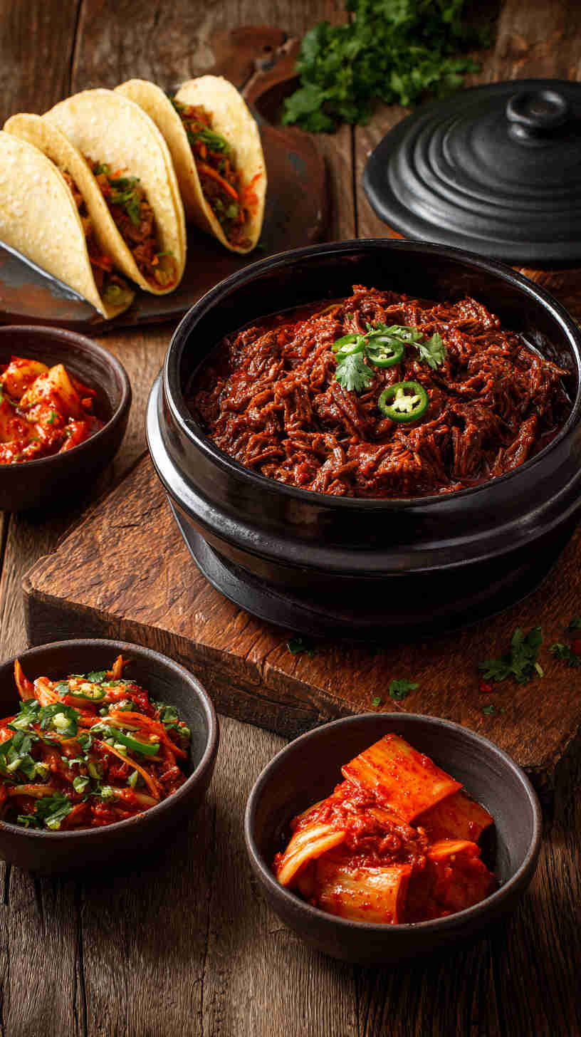 Slow Cooker Korean Beef Taco Filling