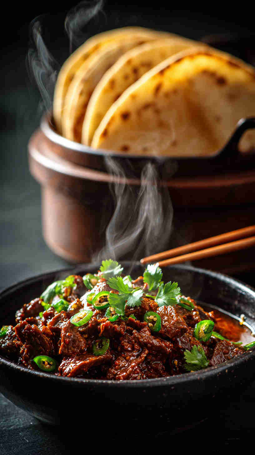 Slow Cooker Korean Beef Taco Filling