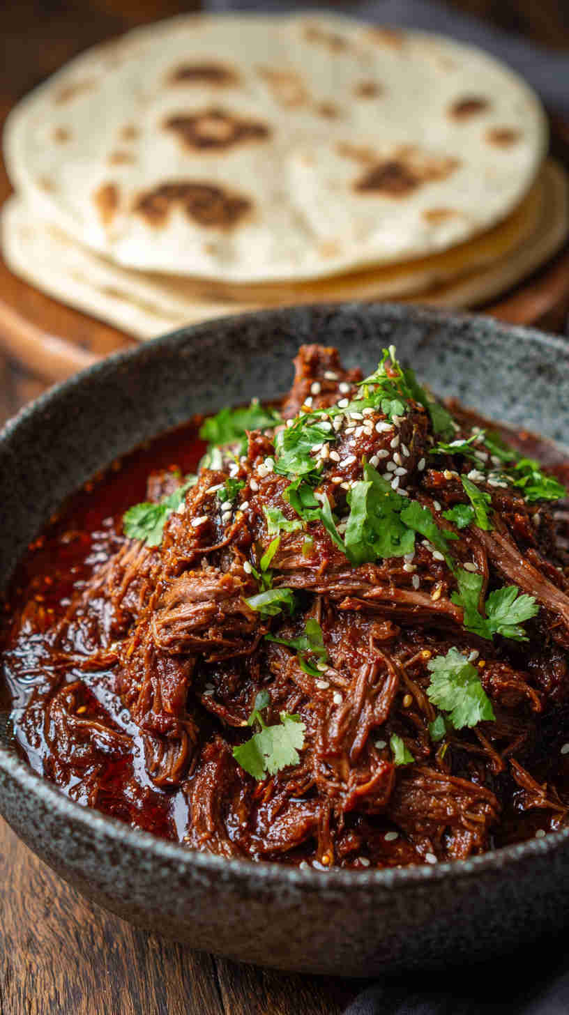 Slow Cooker Korean Beef Taco Filling