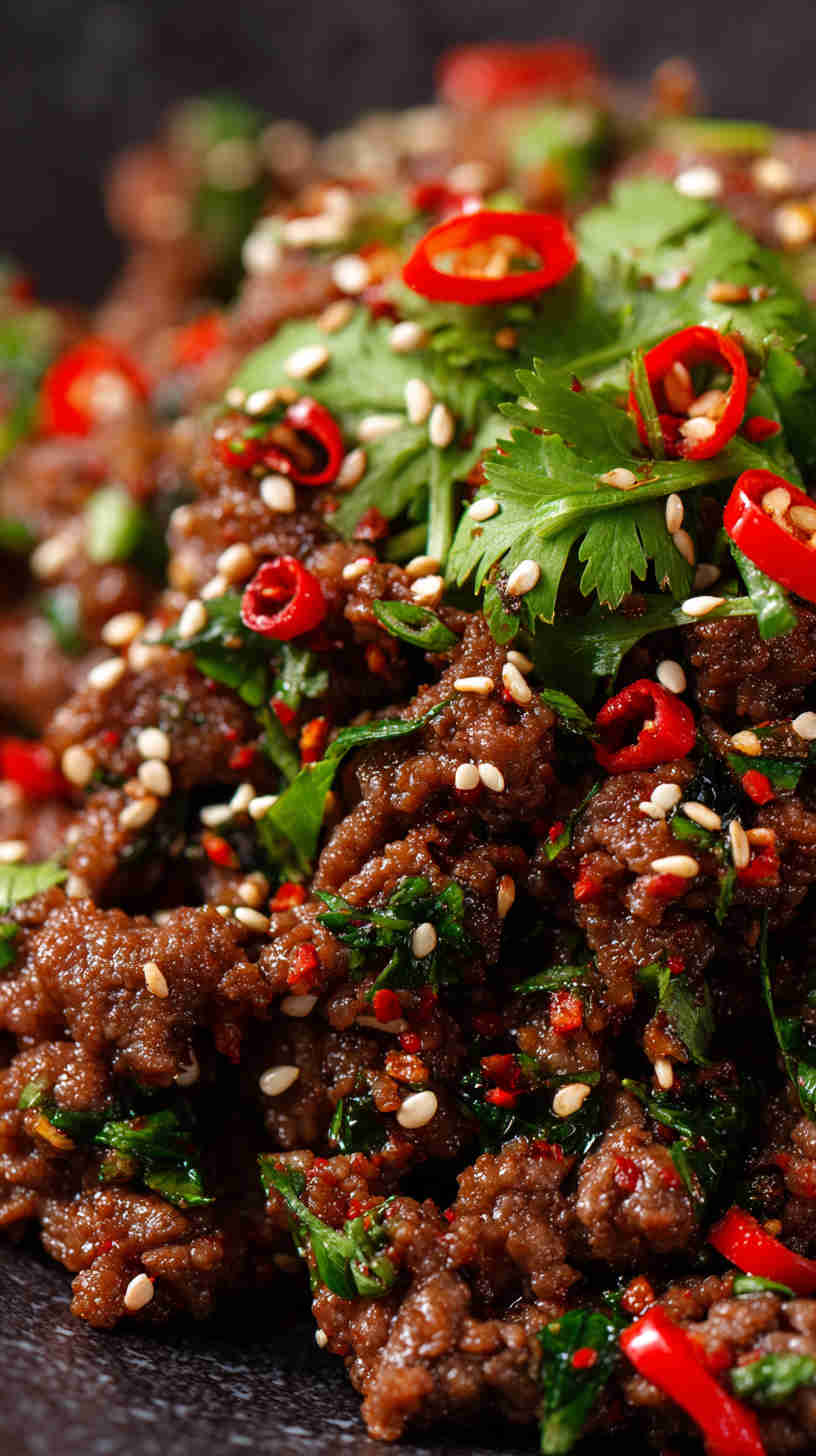 Slow Cooker Korean Beef Taco Filling