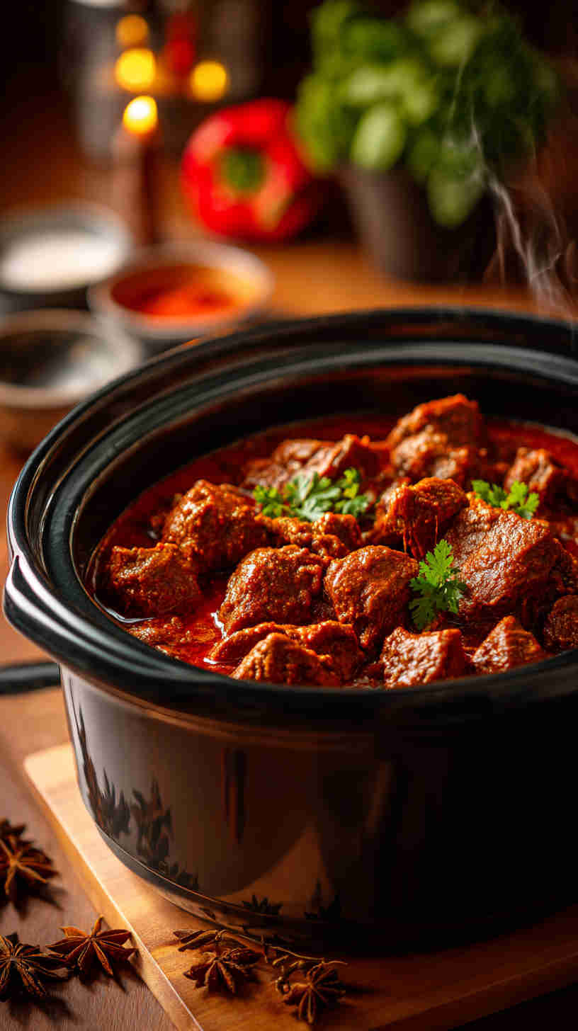 Slow Cooker Lamb Rogan Josh