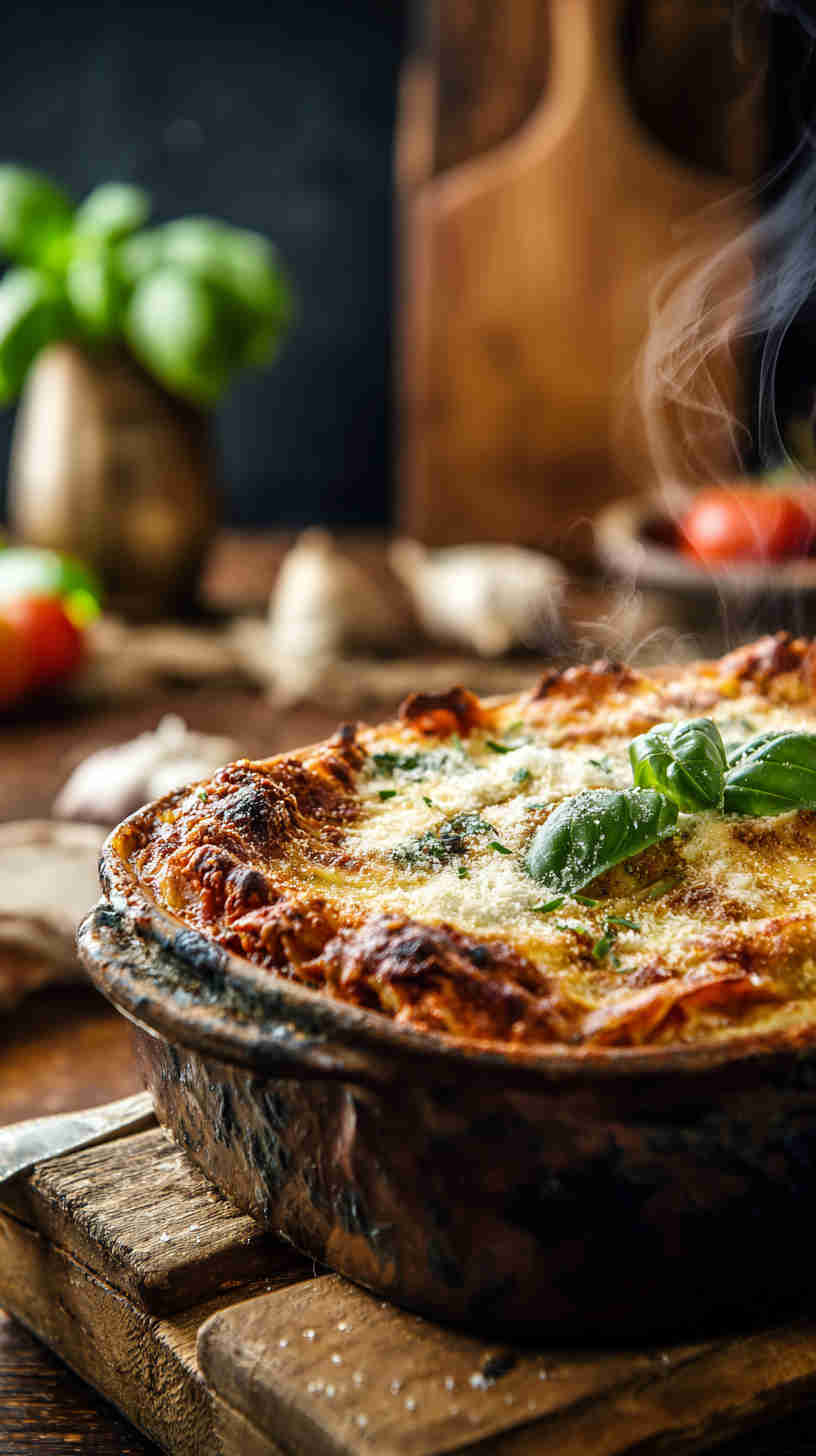 Slow Cooker Lasagna with Ricotta and Spinach