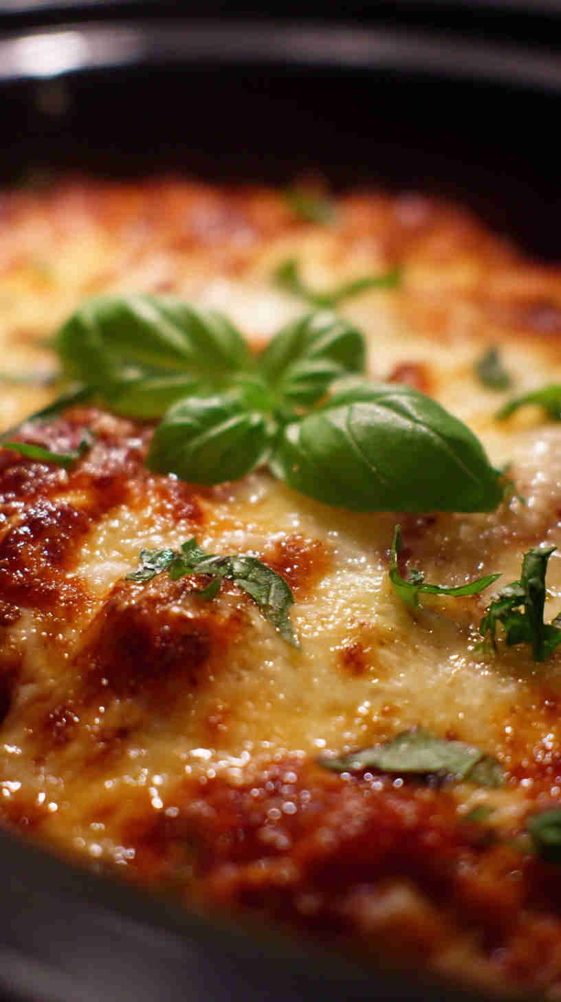 Slow Cooker Lasagna with Ricotta and Spinach