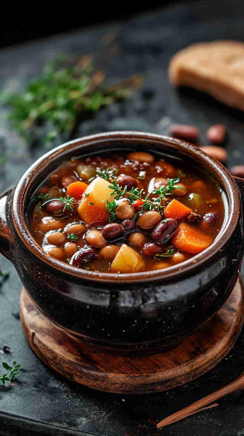 Nutritious 15 Bean Soup for the Crock Pot