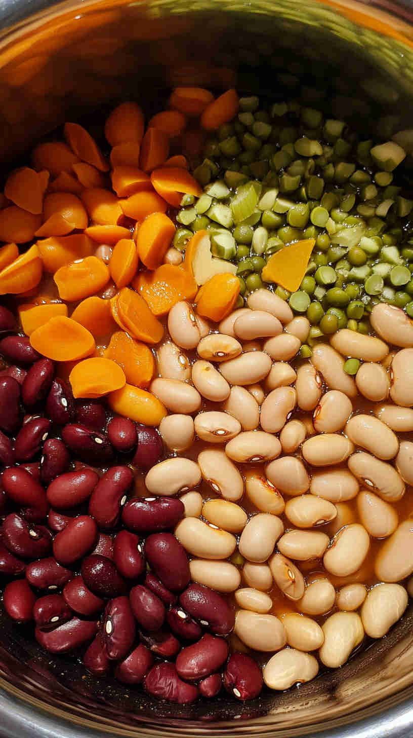Nutritious 15 Bean Soup for the Crock Pot
