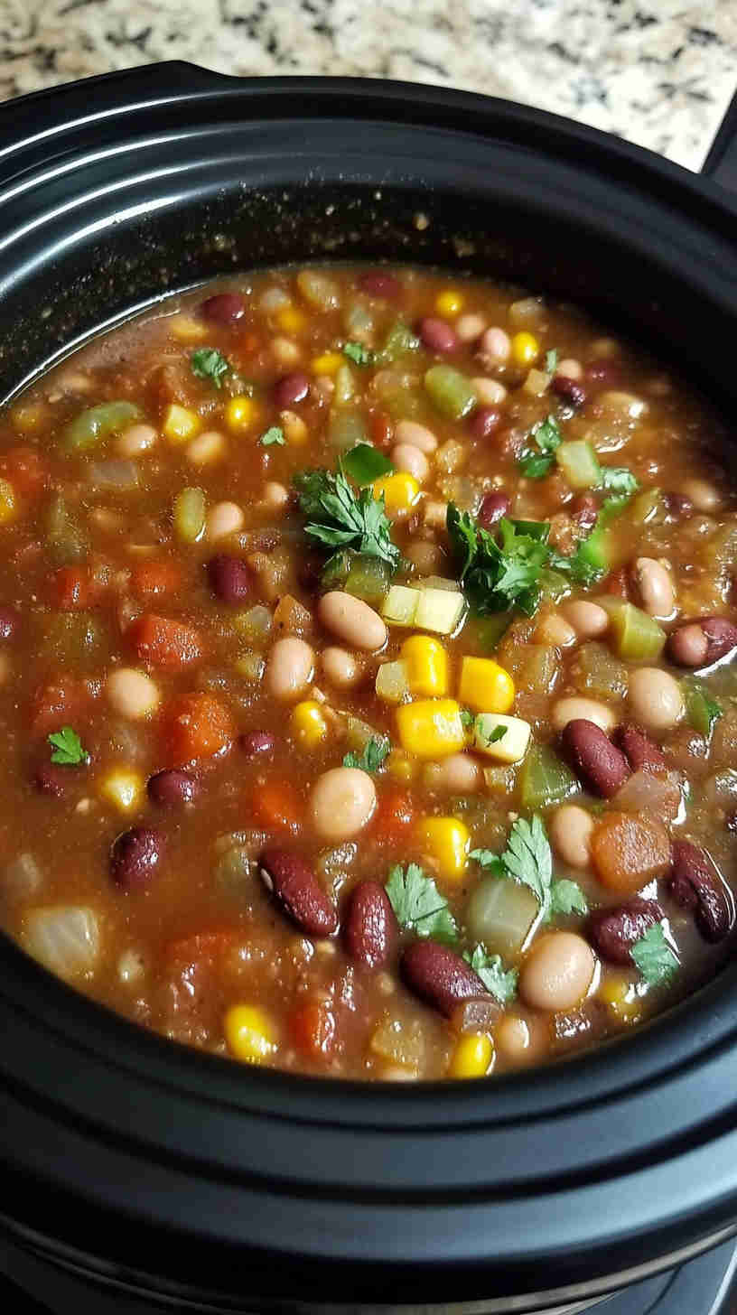 Nutritious 15 Bean Soup for the Crock Pot