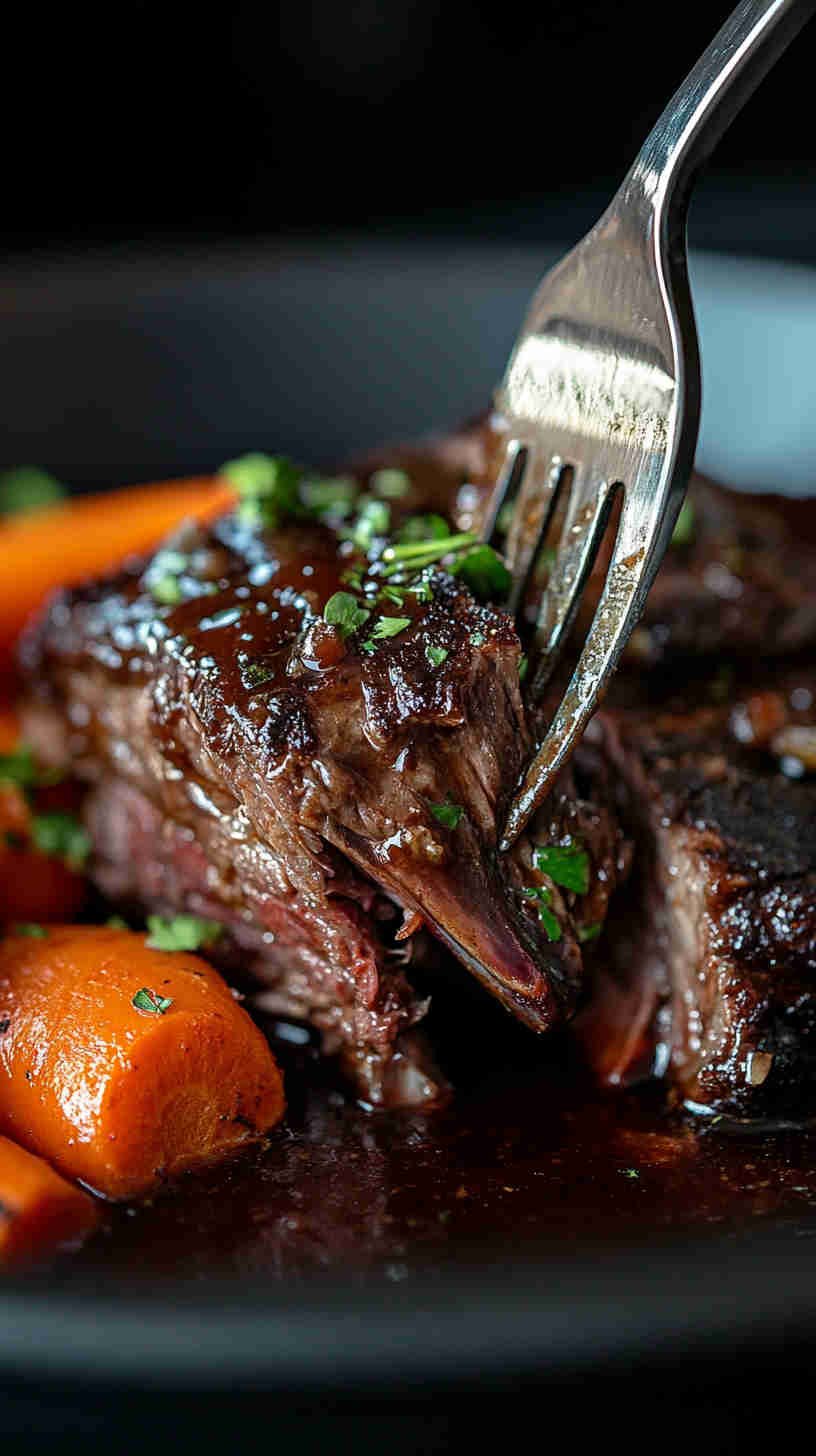 Slow-Braised Short Ribs with Carrots