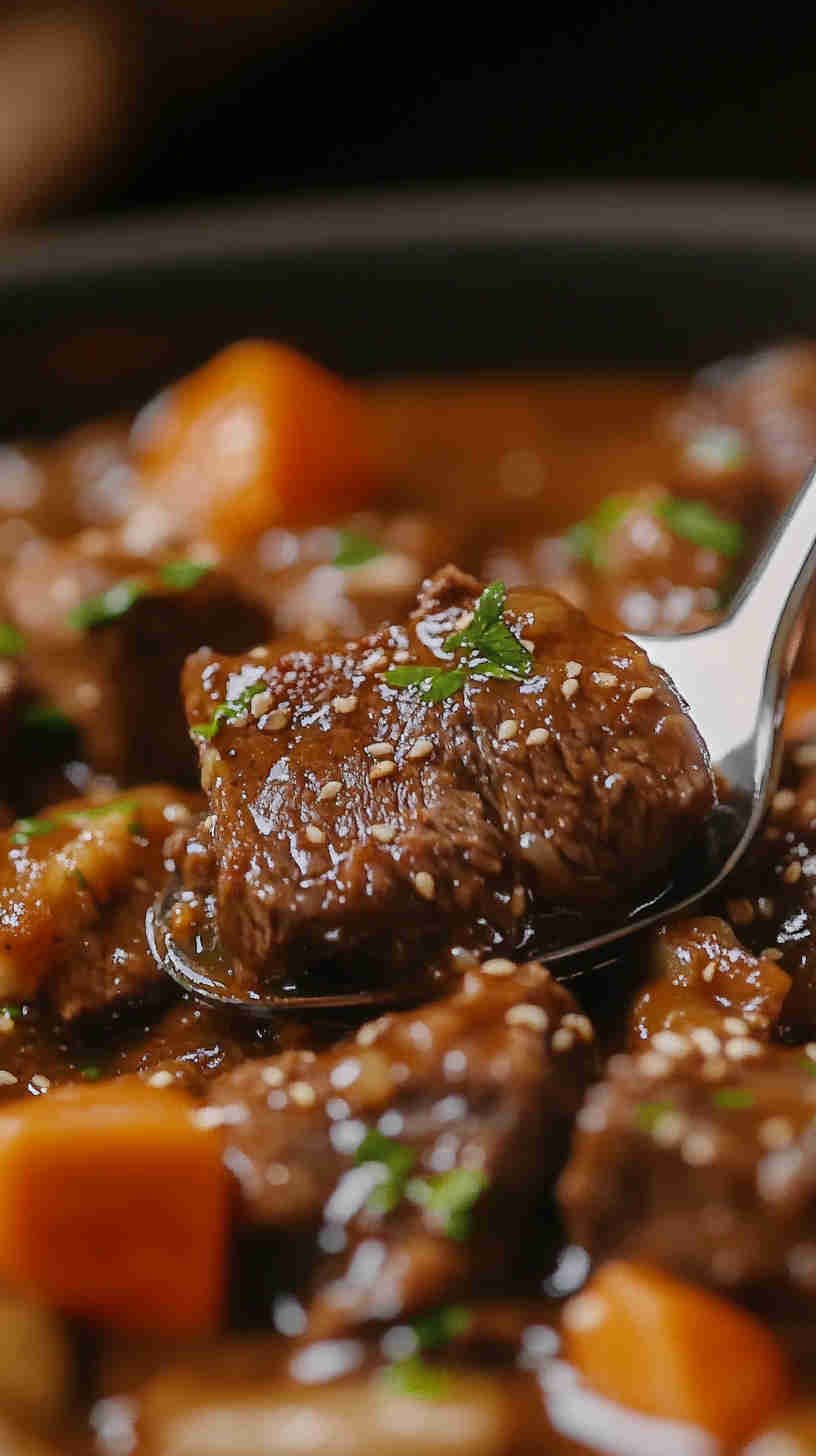 Slow-Cooked Beef Stew with Vegetables