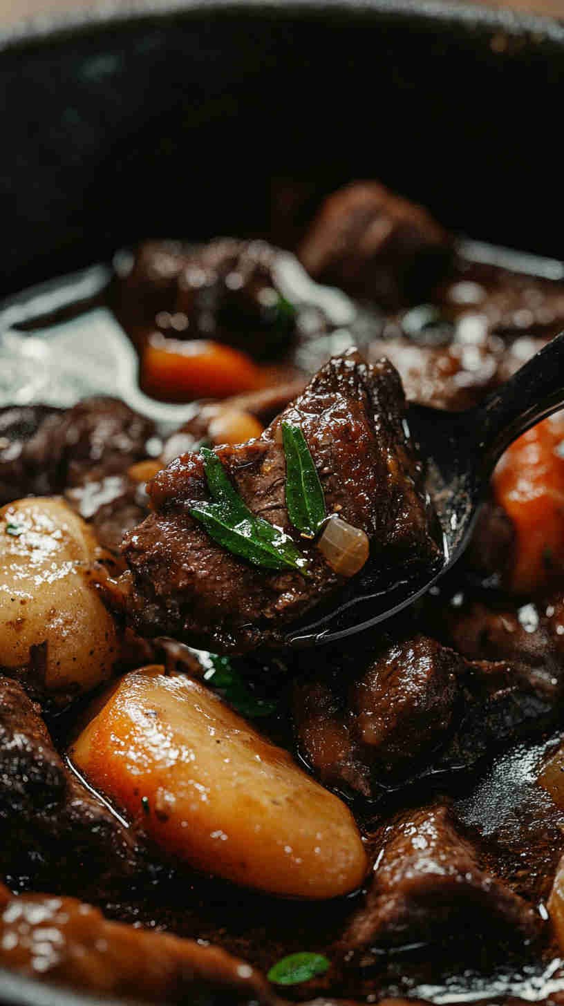 Slow-Cooked Beef Stew with Vegetables