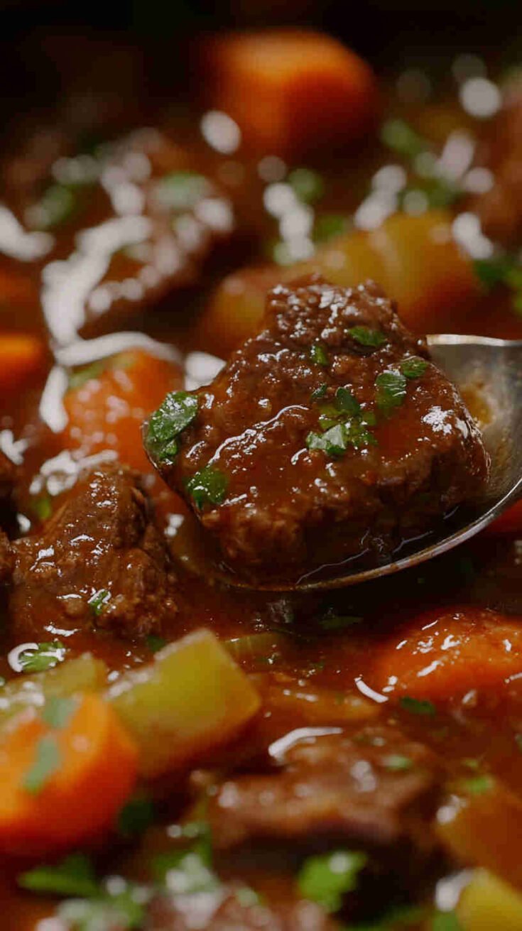 Slow-Cooked Beef Stew with Vegetables