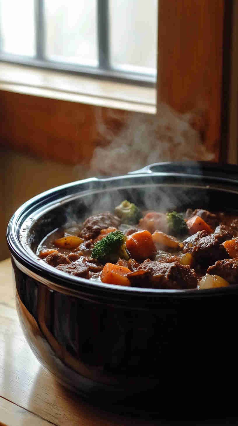 Slow-Cooked Beef Stew with Vegetables