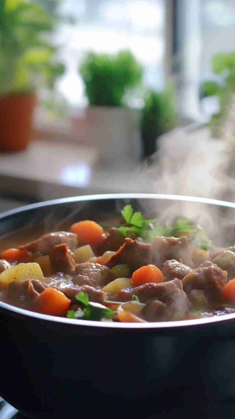 Slow-Cooked Beef Stew with Vegetables