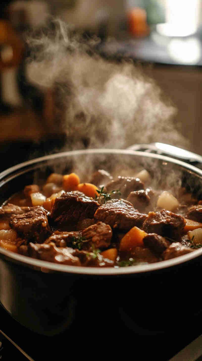 Slow-Cooked Beef Stew with Vegetables