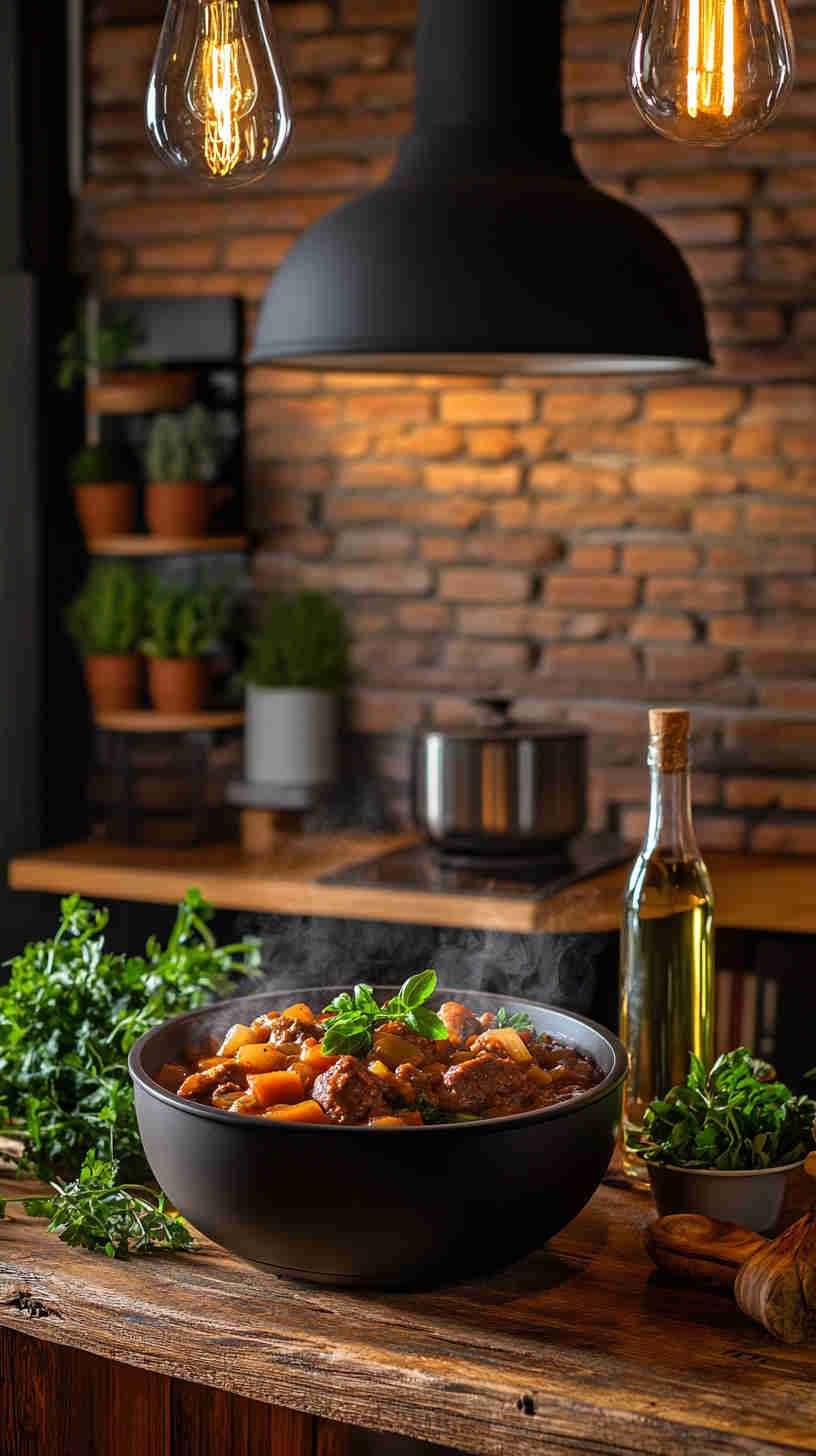 Slow-Cooked Beef Stew with Vegetables