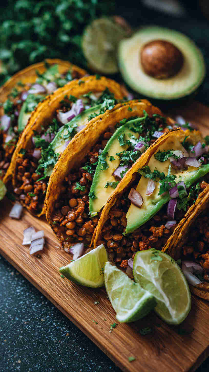 Slow Cooker Lentil & Black Bean Taco Filling
