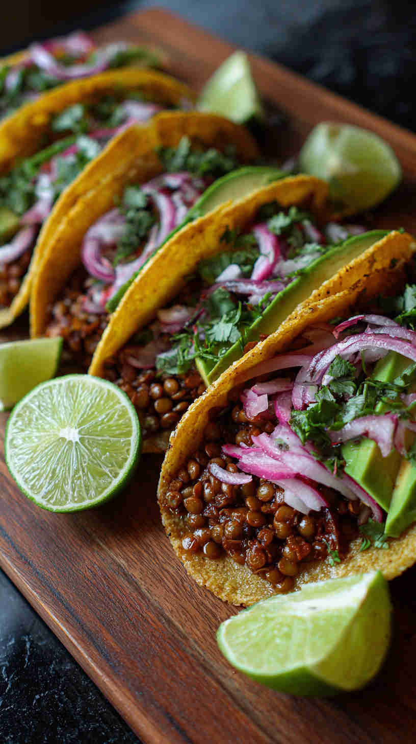 Slow Cooker Lentil & Black Bean Taco Filling