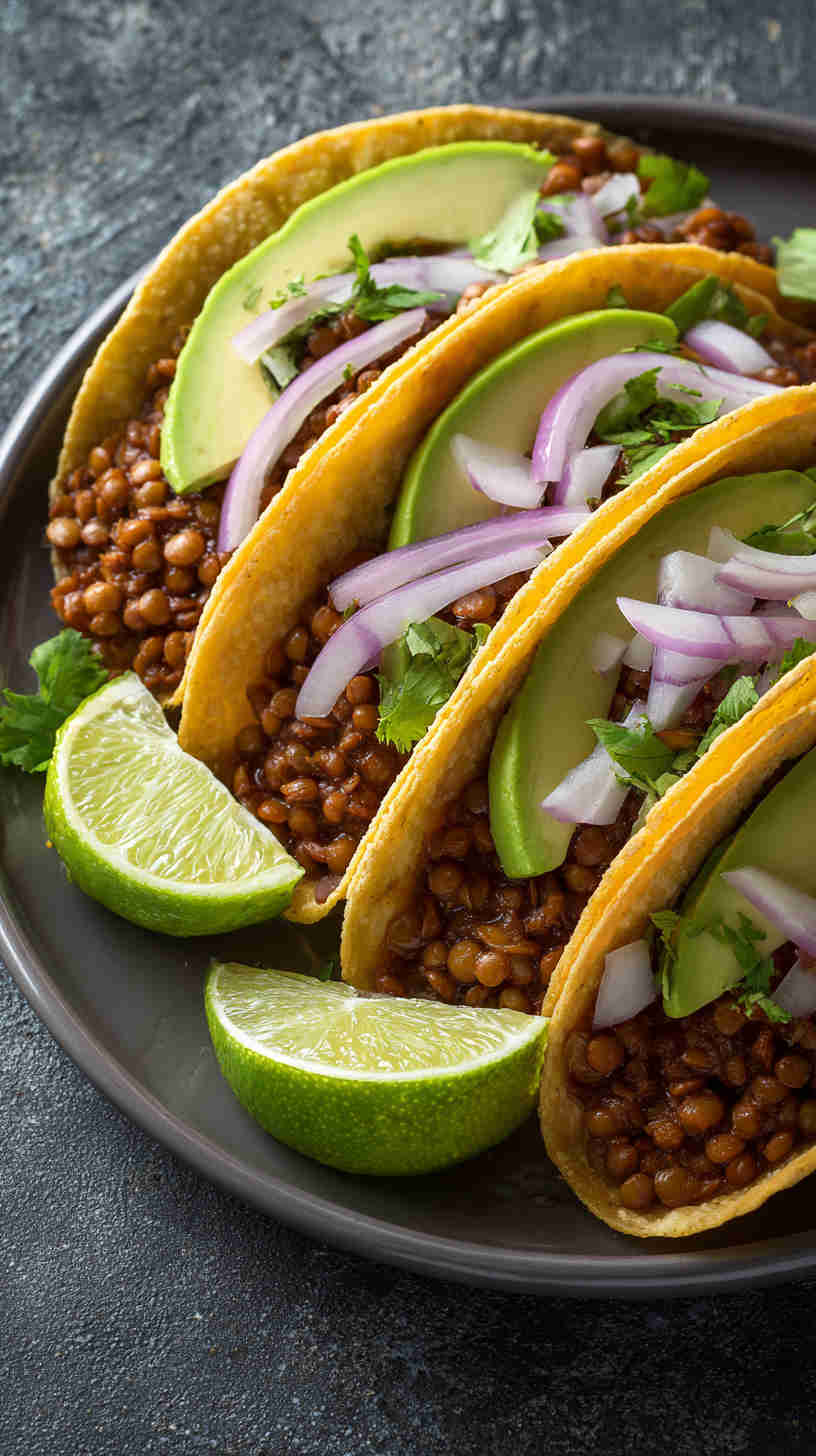Slow Cooker Lentil & Black Bean Taco Filling