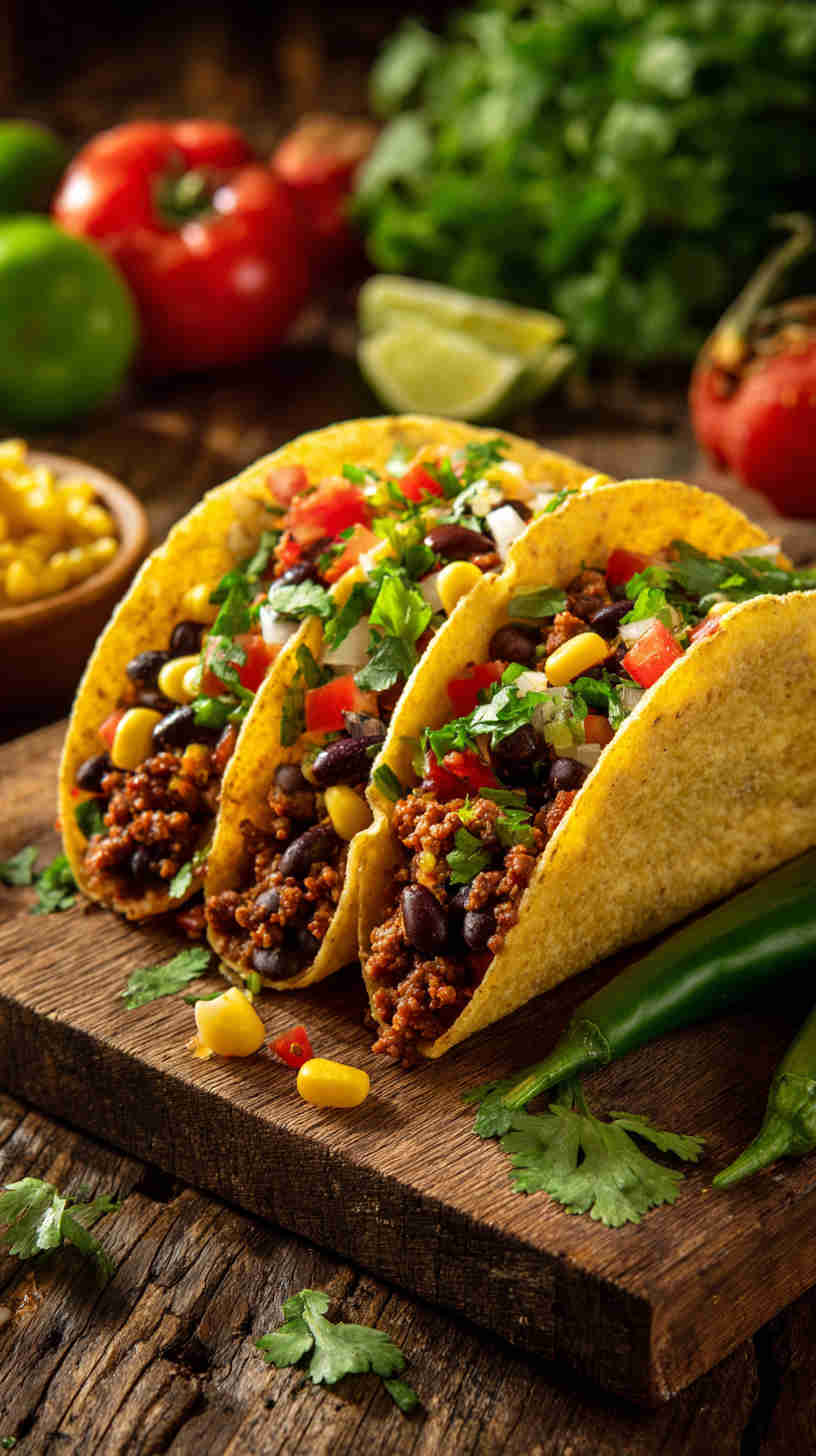 Slow Cooker Lentil & Black Bean Taco Filling
