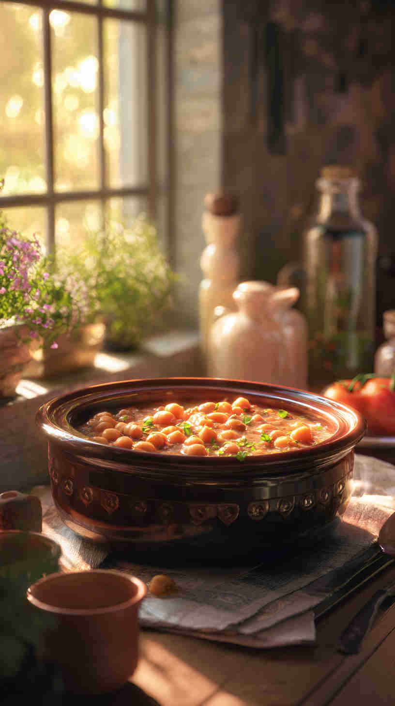 Slow Cooker Mediterranean Chickpea Stew