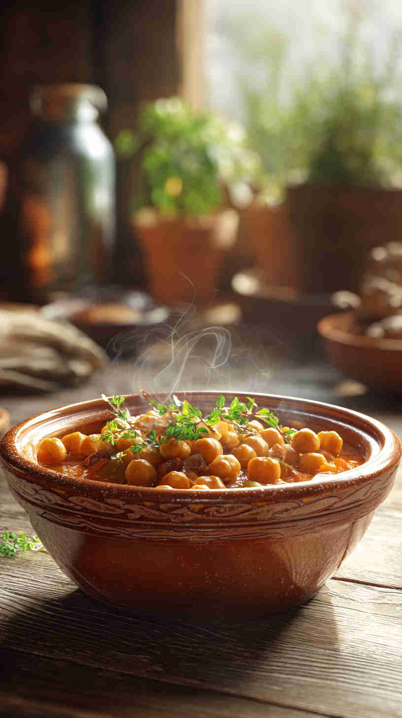 Slow Cooker Mediterranean Chickpea Stew