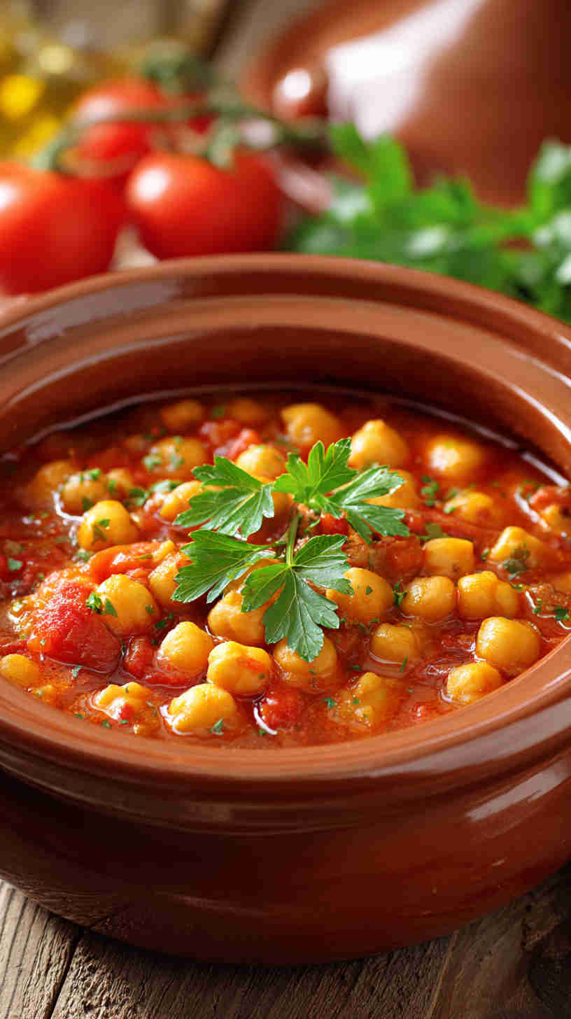 Slow Cooker Mediterranean Chickpea Stew