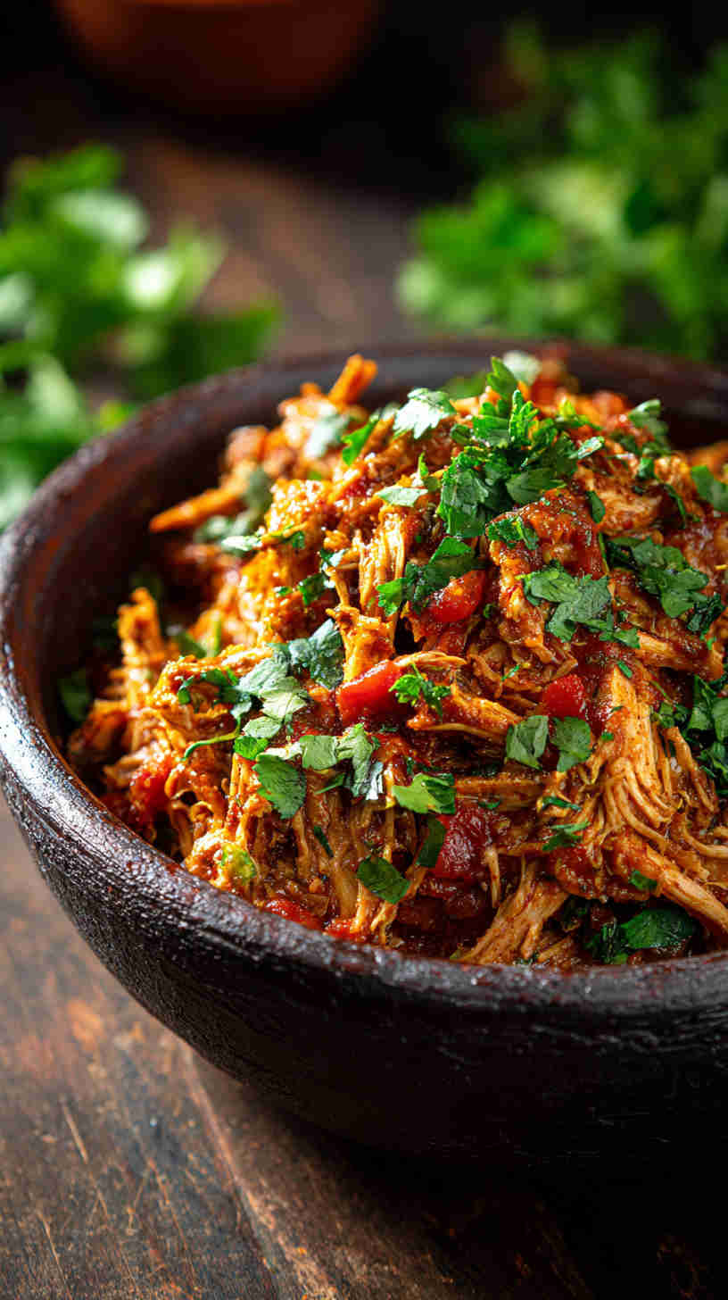 Slow Cooker Mexican Pulled Chicken