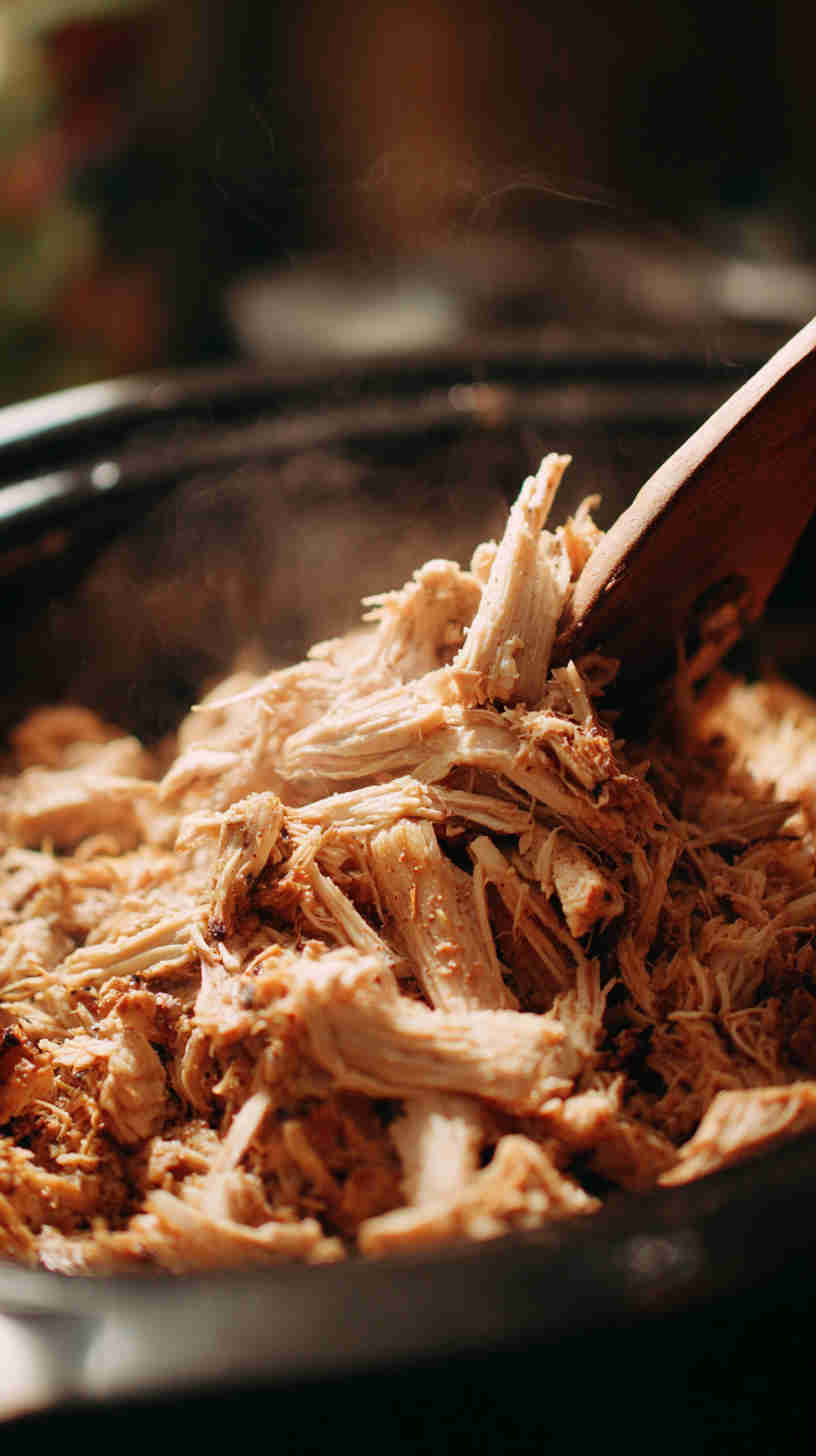 Slow Cooker Mexican Pulled Chicken