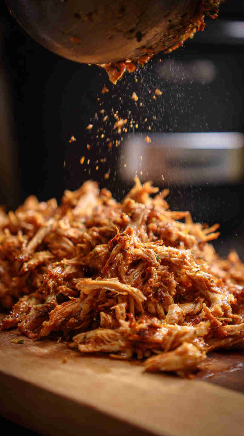 Slow Cooker Mexican Pulled Chicken