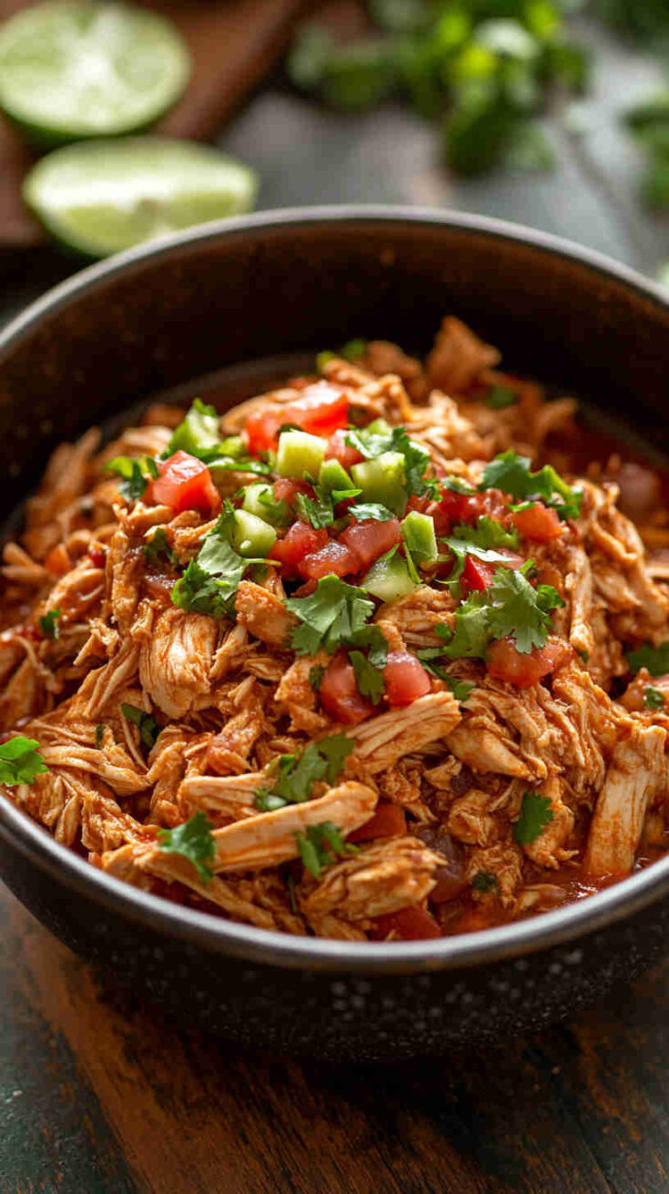 Slow Cooker Mexican-Style Shredded Chicken