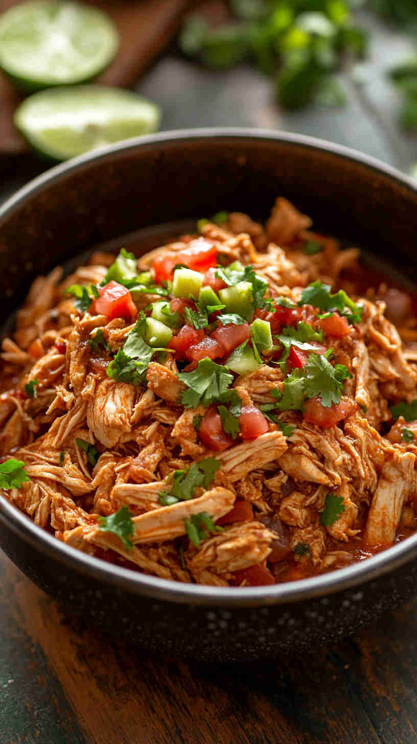 Slow Cooker Mexican-Style Shredded Chicken