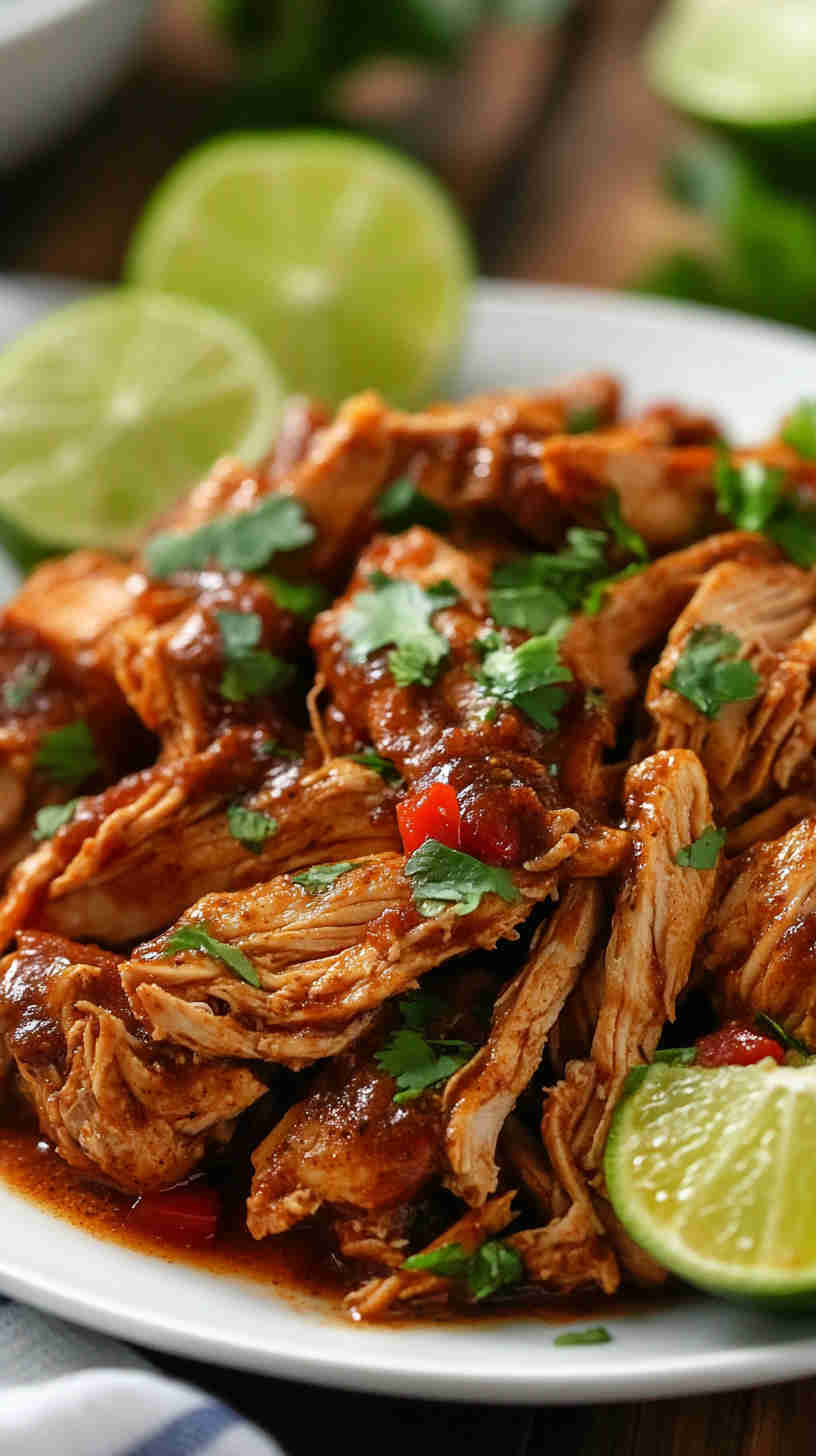 Slow Cooker Mexican-Style Shredded Chicken