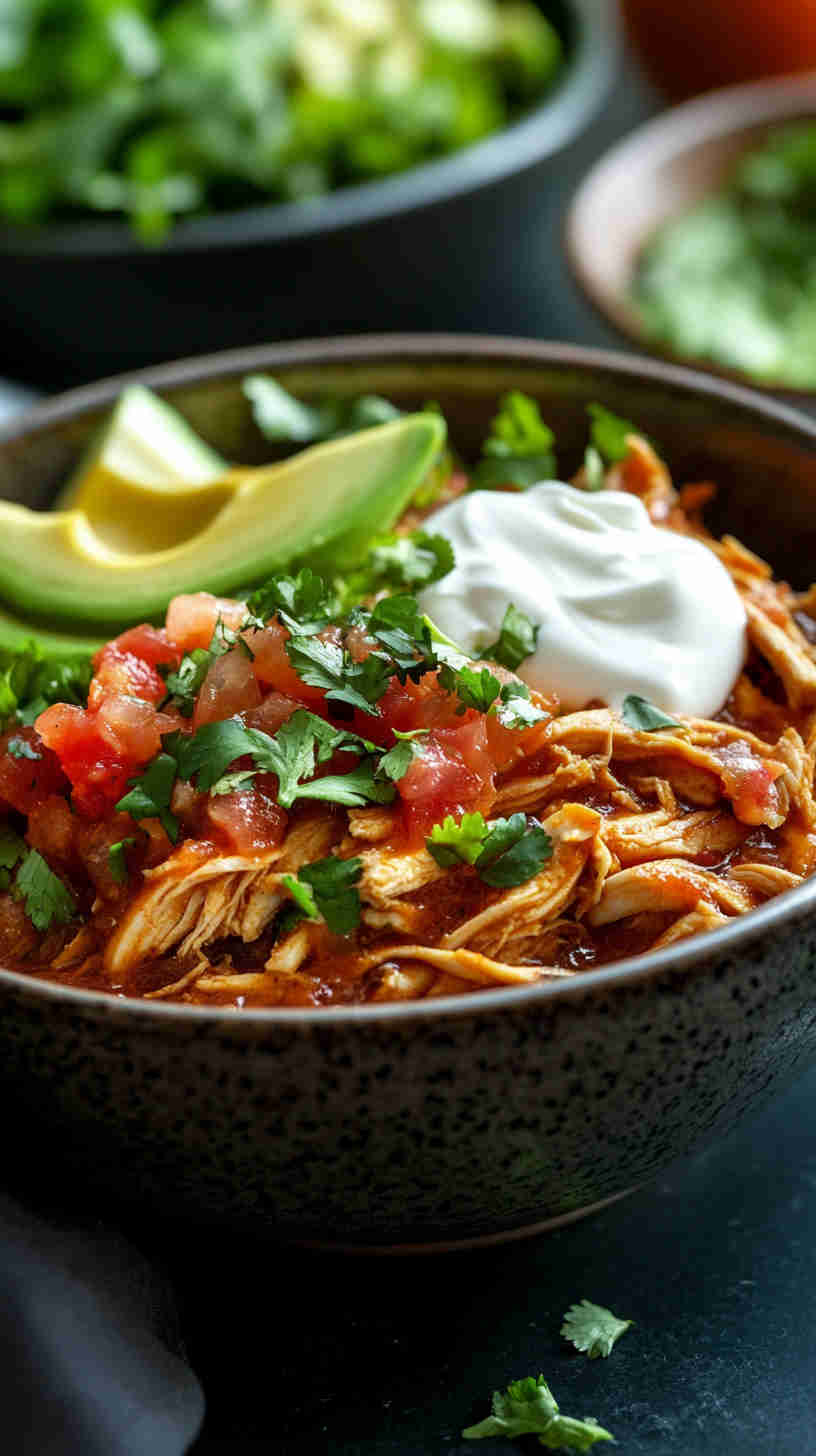 Slow Cooker Mexican-Style Shredded Chicken