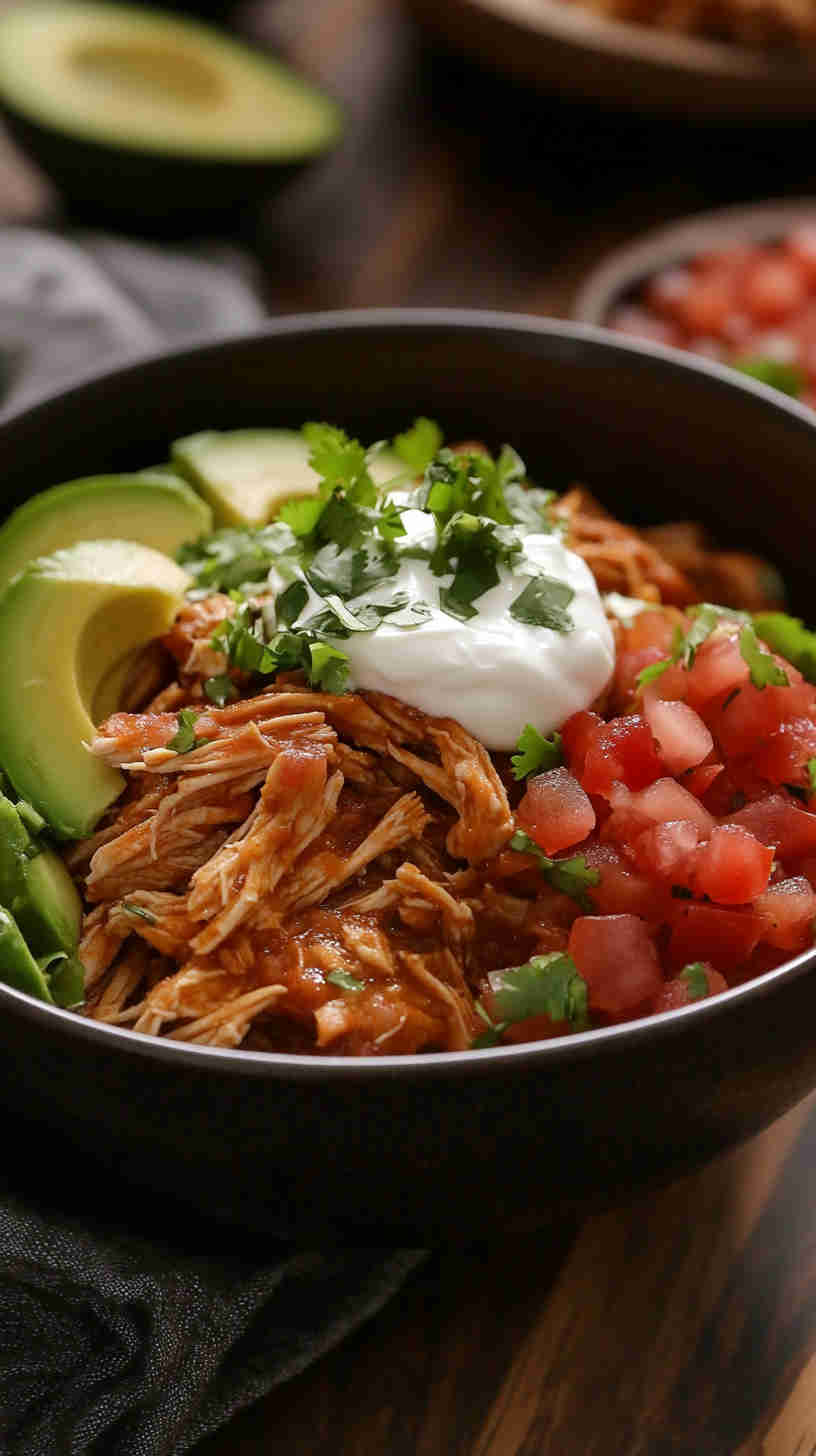Slow Cooker Mexican-Style Shredded Chicken