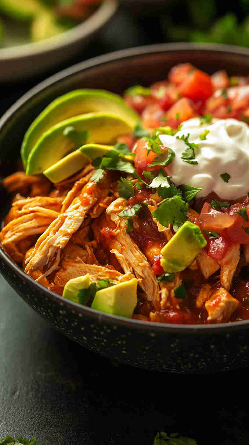 Slow Cooker Mexican-Style Shredded Chicken