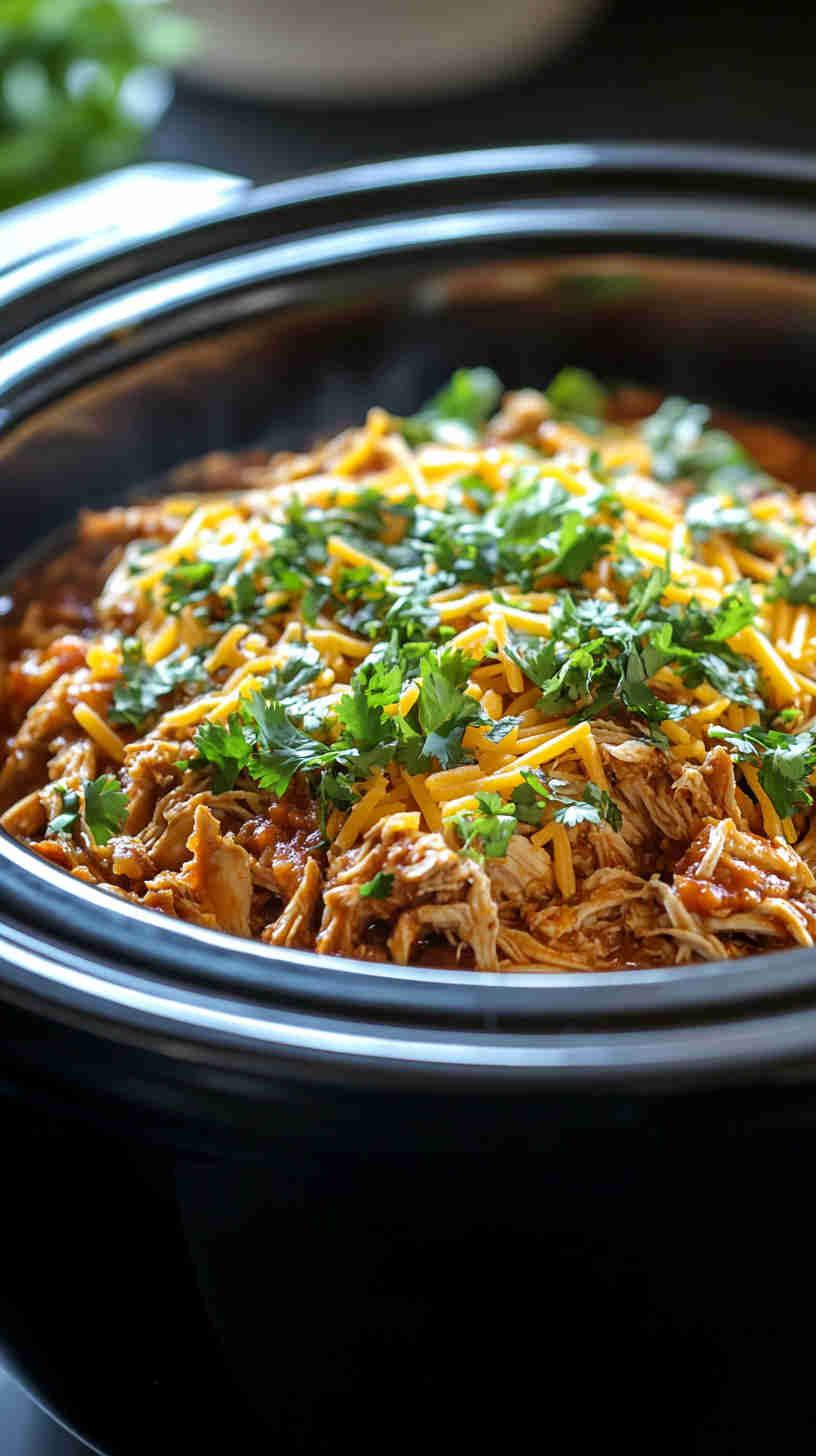 Slow Cooker Mexican-Style Shredded Chicken
