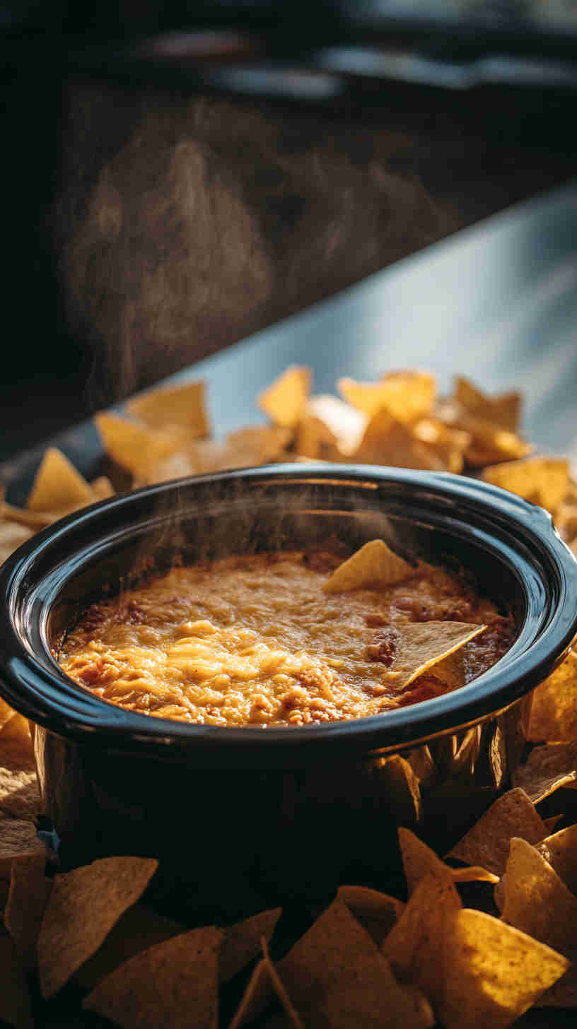 Slow Cooker Nacho Cheese Dip