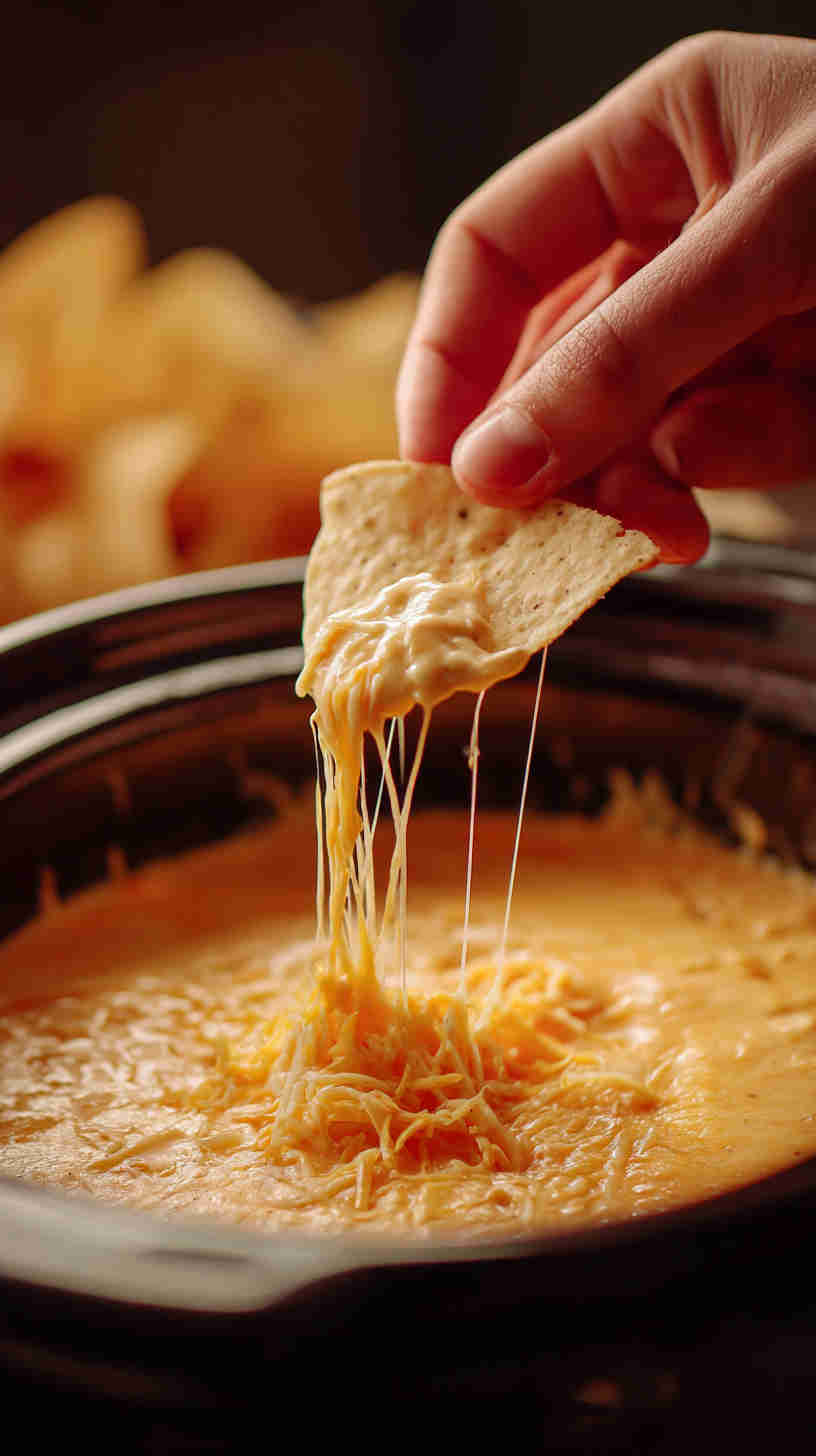 Slow Cooker Nacho Cheese Dip